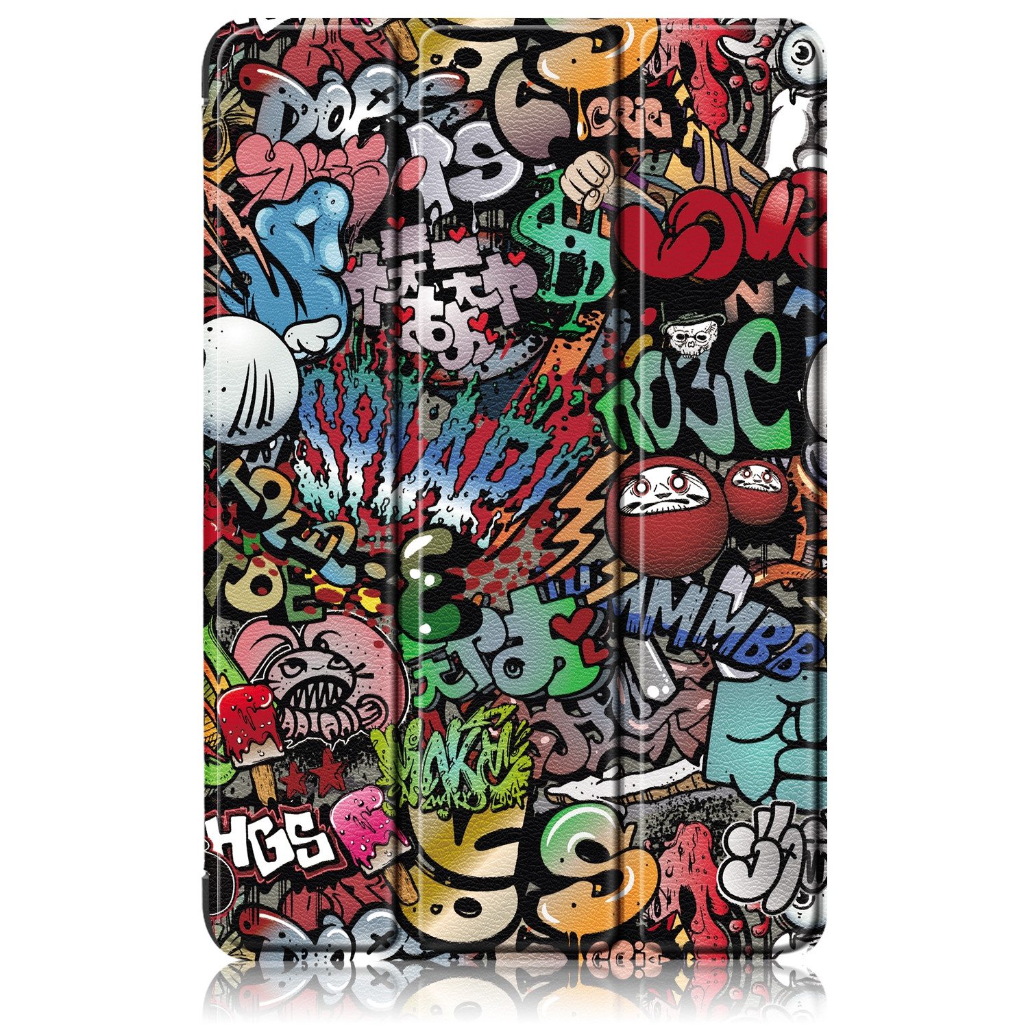Wigento Tablet-Hülle Für Samsung Galaxy Tab A9 Plus 3folt Wake UP Smart Cover Tasche Hülle