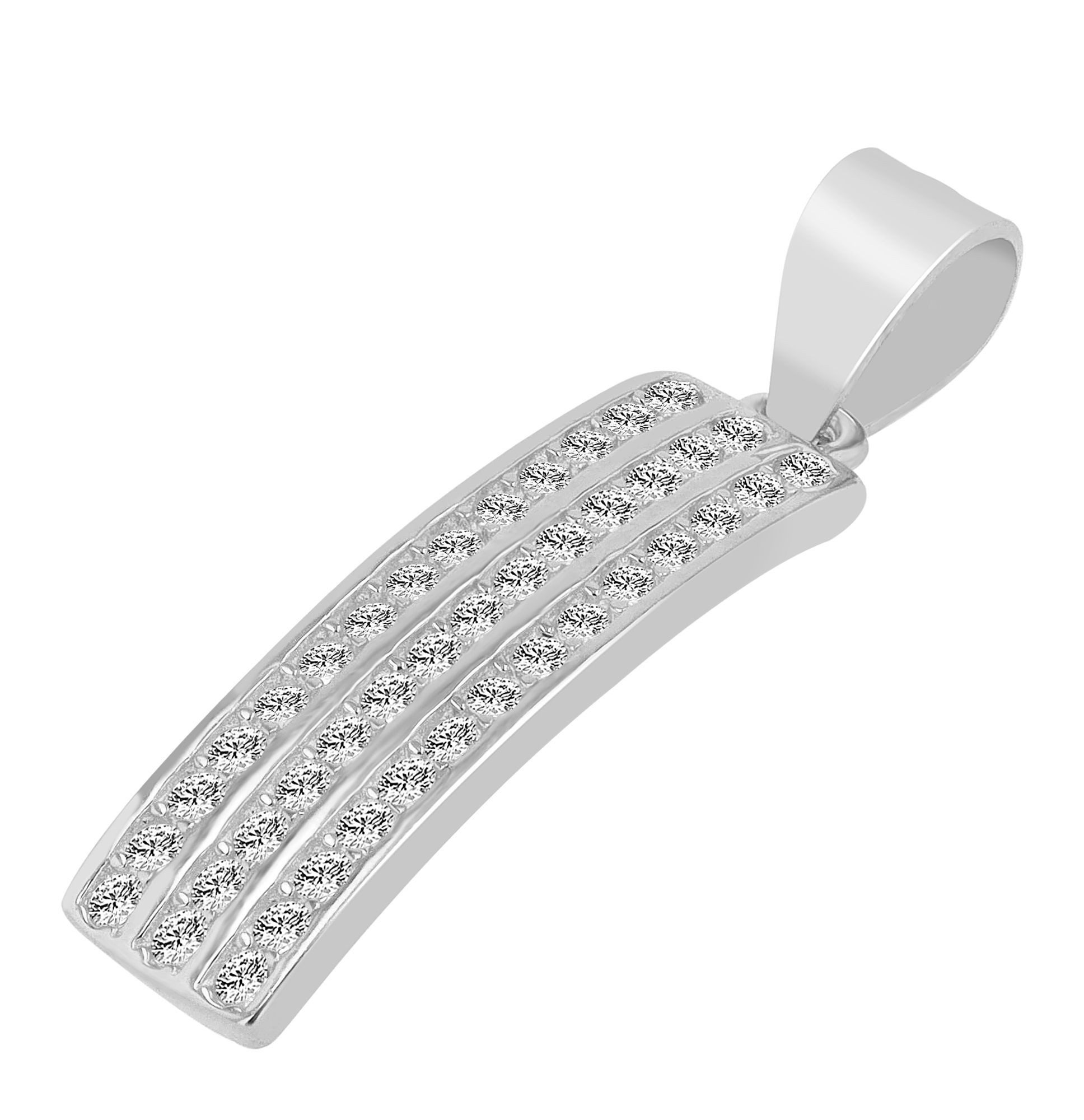 Kettenanhänger Anhänger aus 925 Silber mit Zirkonia
