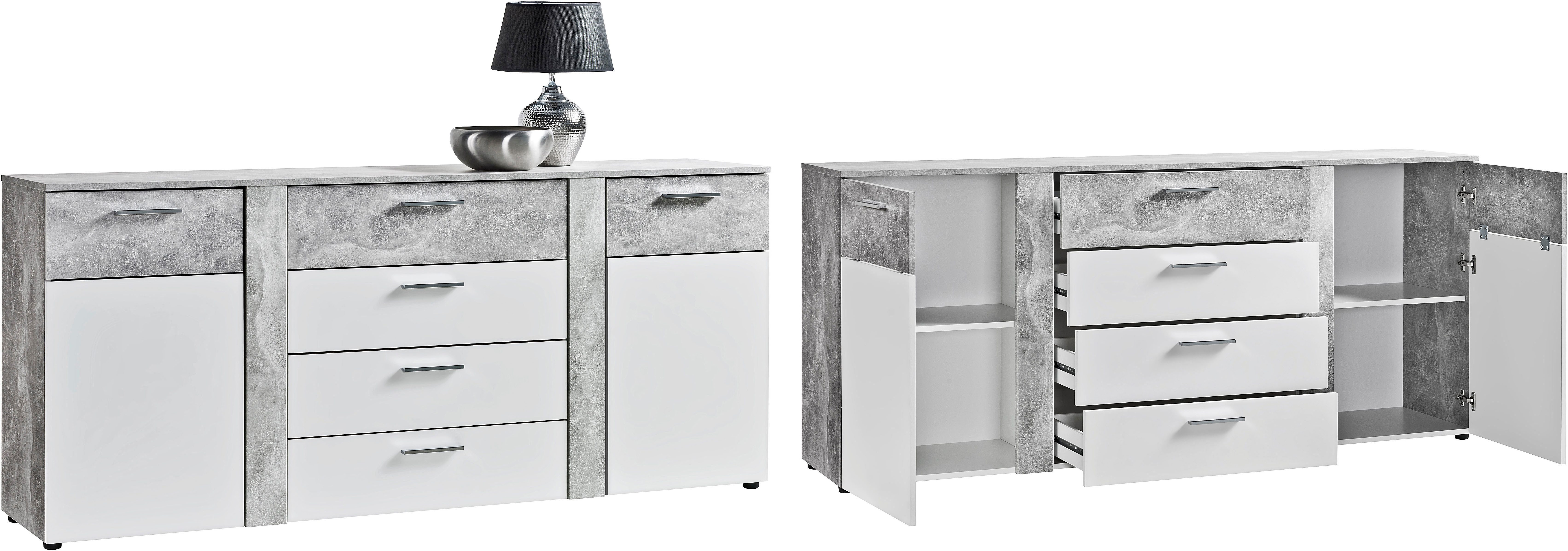 Procontour Kommode Trenti BESTSELLER! (OTTOs Choice), Höhe 81 cm, mit variabel verstellbaren Einlegeböden