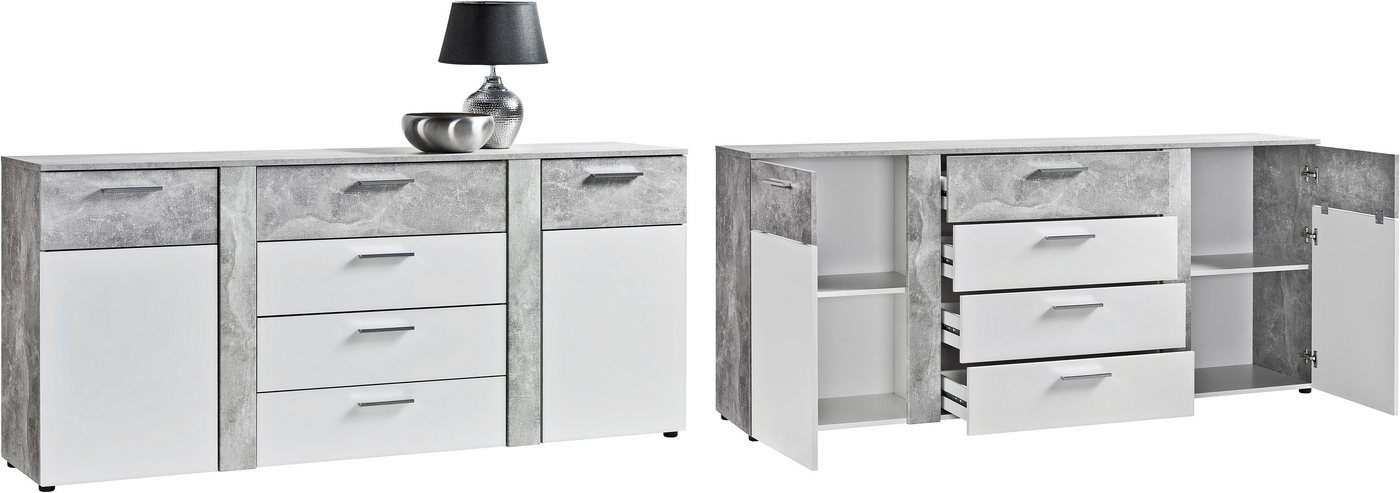 Procontour Kommode Trenti (OTTOs Choice), Höhe 81 cm, mit variabel verstellbaren Einlegeböden