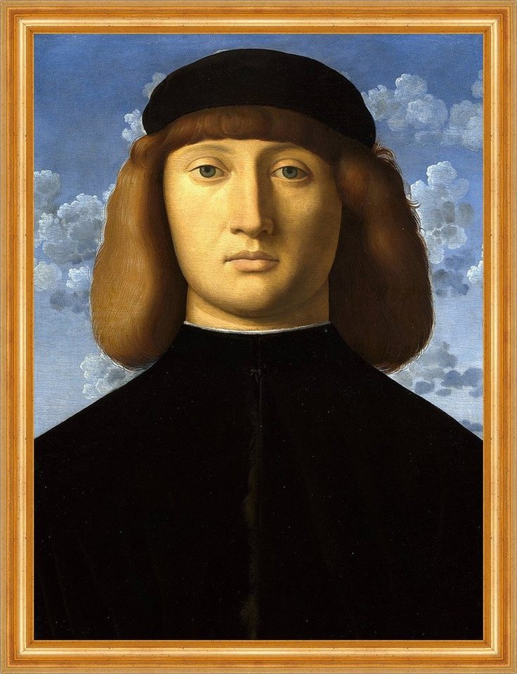 BillerAntik Kunstdruck Portrait of a Young Man Vincenzo Catena Männer