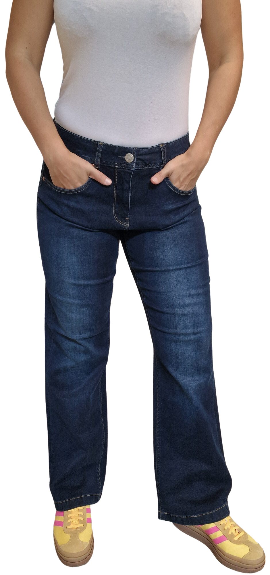 Herrlicher Schlagjeans 5893-RD100, Edna flared Jeans markante Taschen, Abnä günstig online kaufen