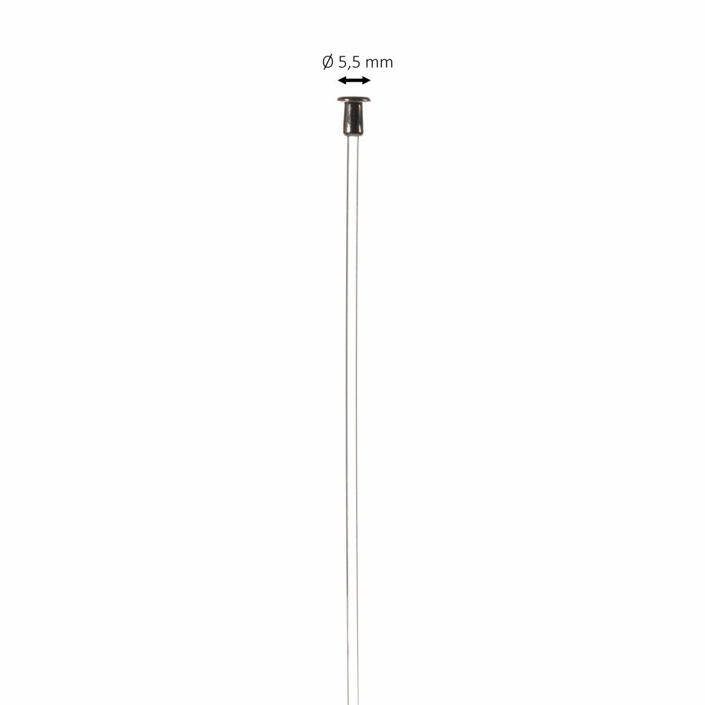 SOFT-RAIL Bilderschienenset Galerieschiene 2 Meter (1 x 2 m) BUDGET, Wandmontage, inkl. Montagematerial, Seile und Haken – Bild 5 von 5