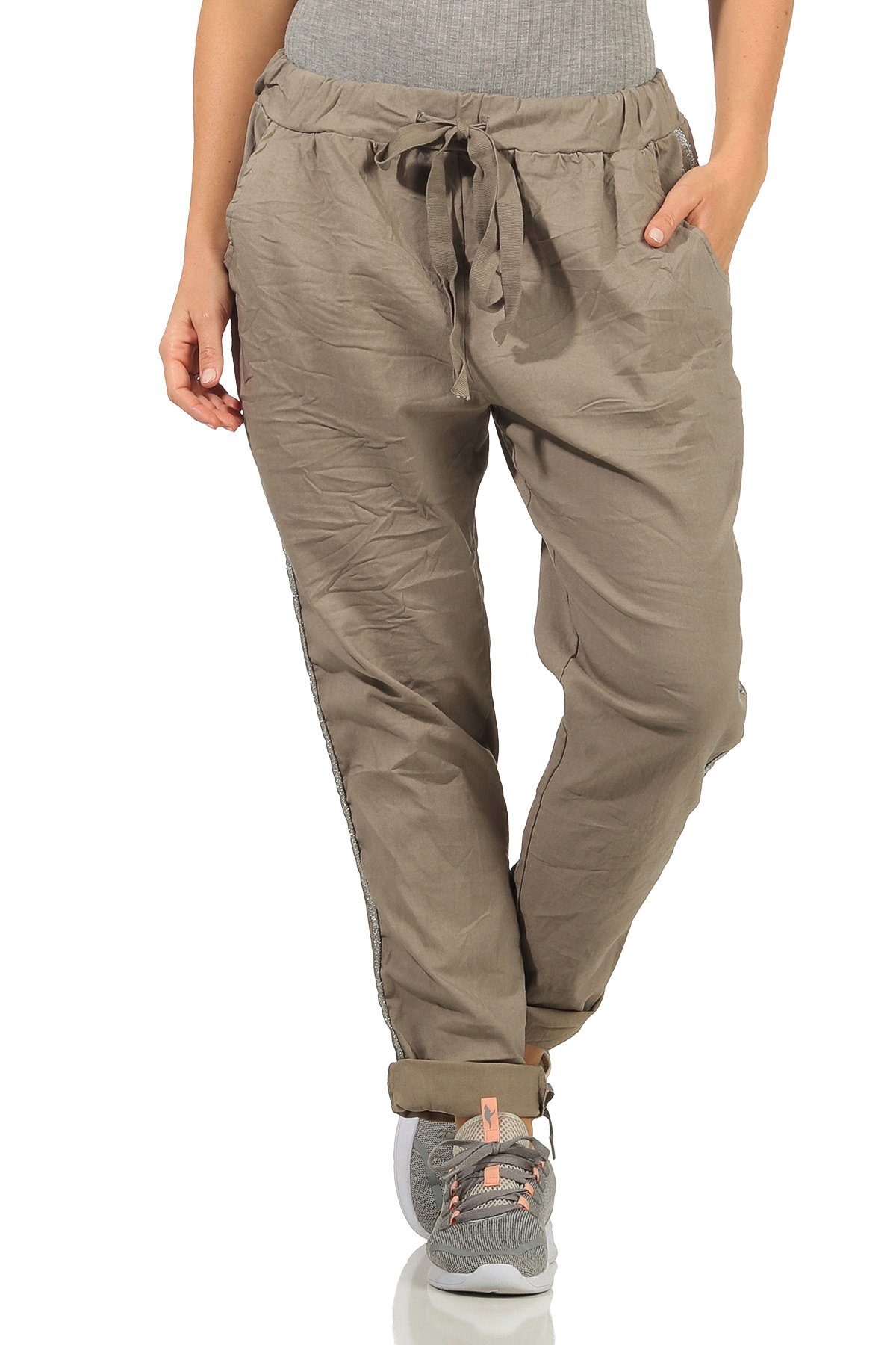 Mississhop Jogginghose Damen Hose Baumwollhose mit günstig online kaufen