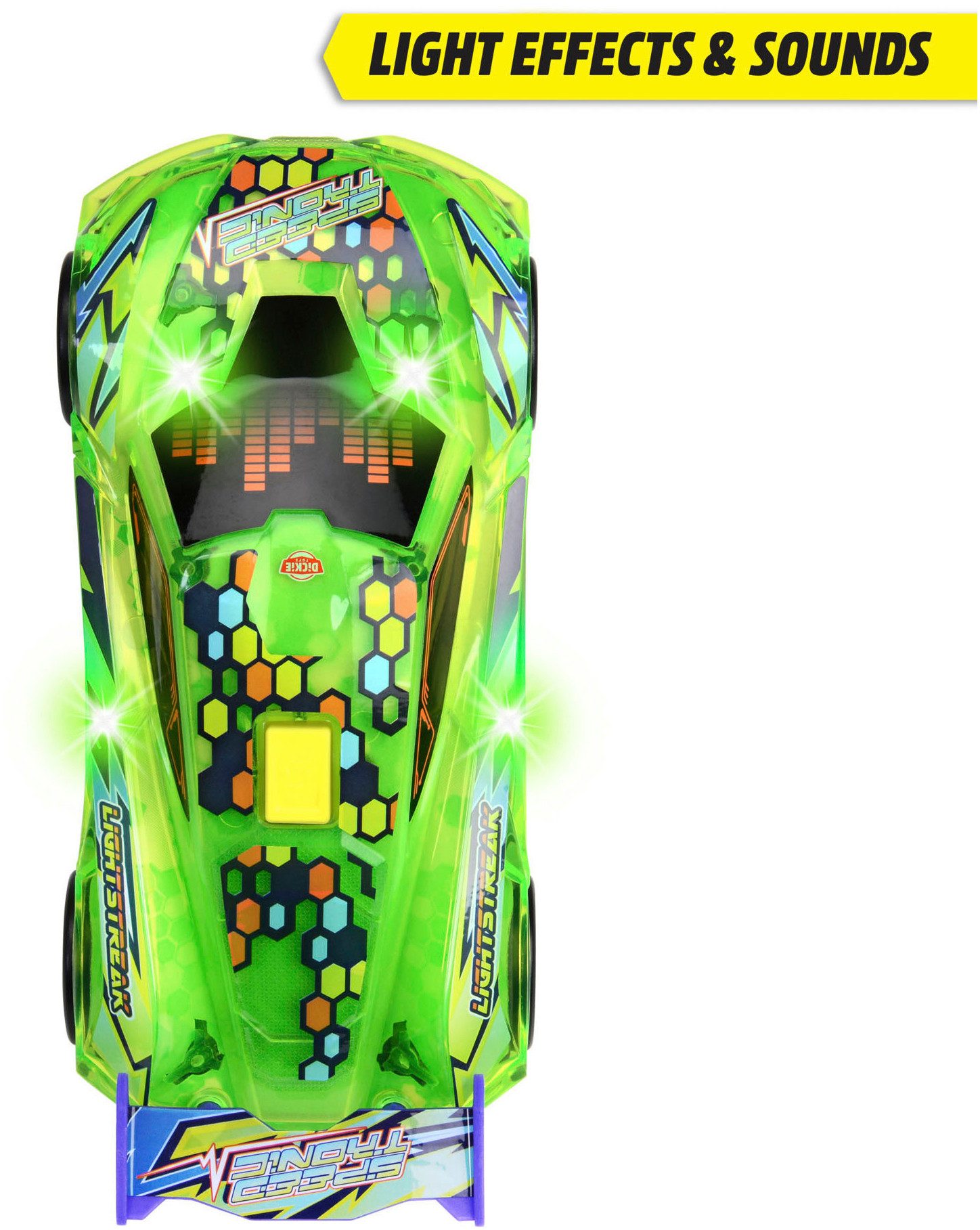 Dickie Toys Spielzeug-Auto Streets N Beatz, Speed Tronic, mit Licht und Sound