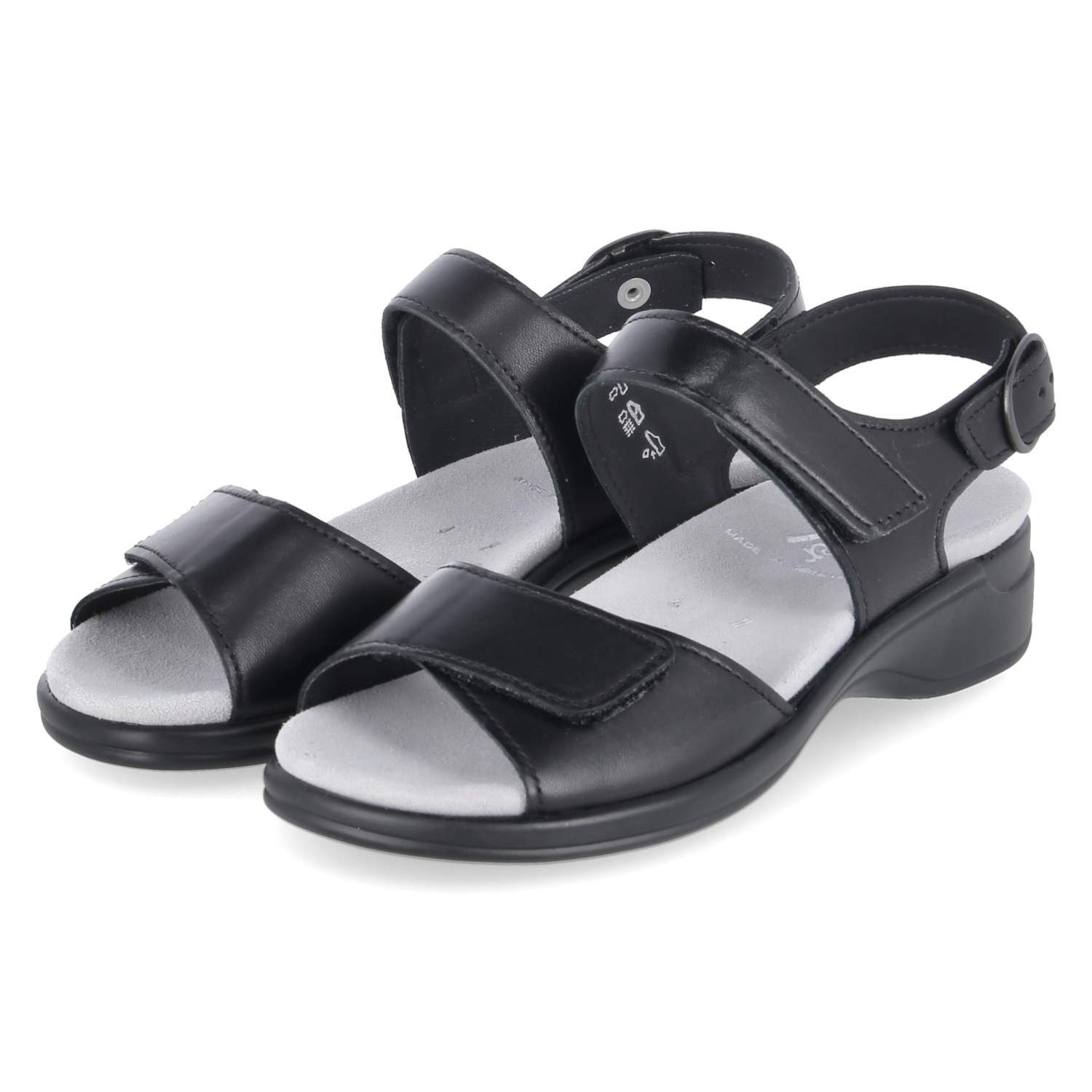 Semler Semler H1285012/001 SP Damen Glattleder black Sandalette