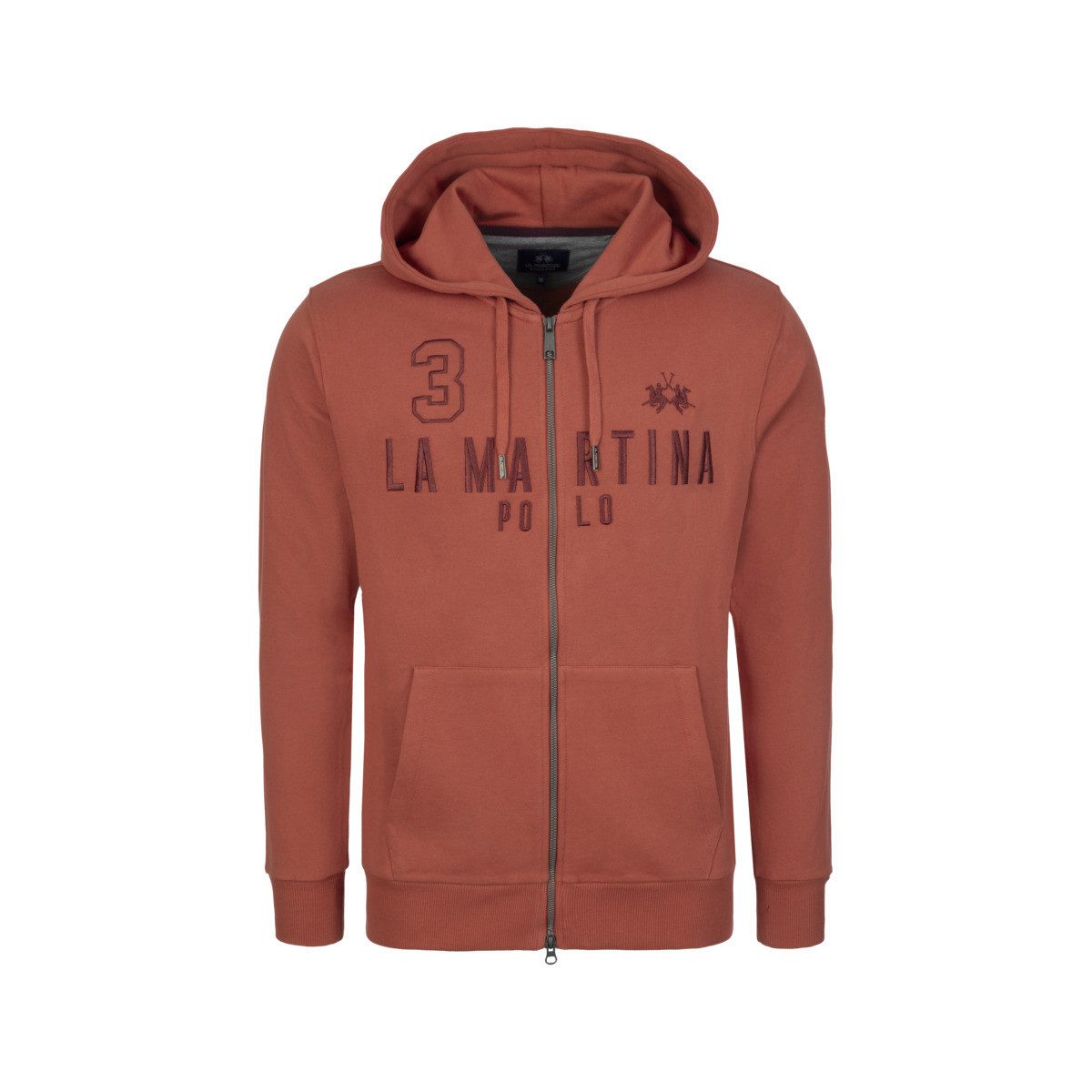 La Martina Sweatjacke MBF305 Herren Zip Hoodie, Kapuzenjacke, Trainingsjacken, Zip Пуловеры, Freizeitjacke