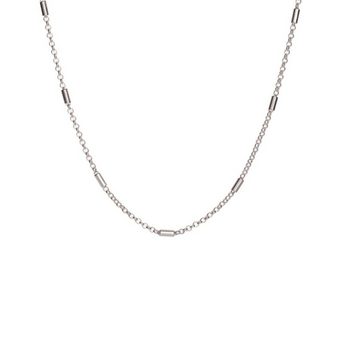 iz-el Silberkette Kette Silber - Basic Sticks Halskette, 925 Sterling Silber