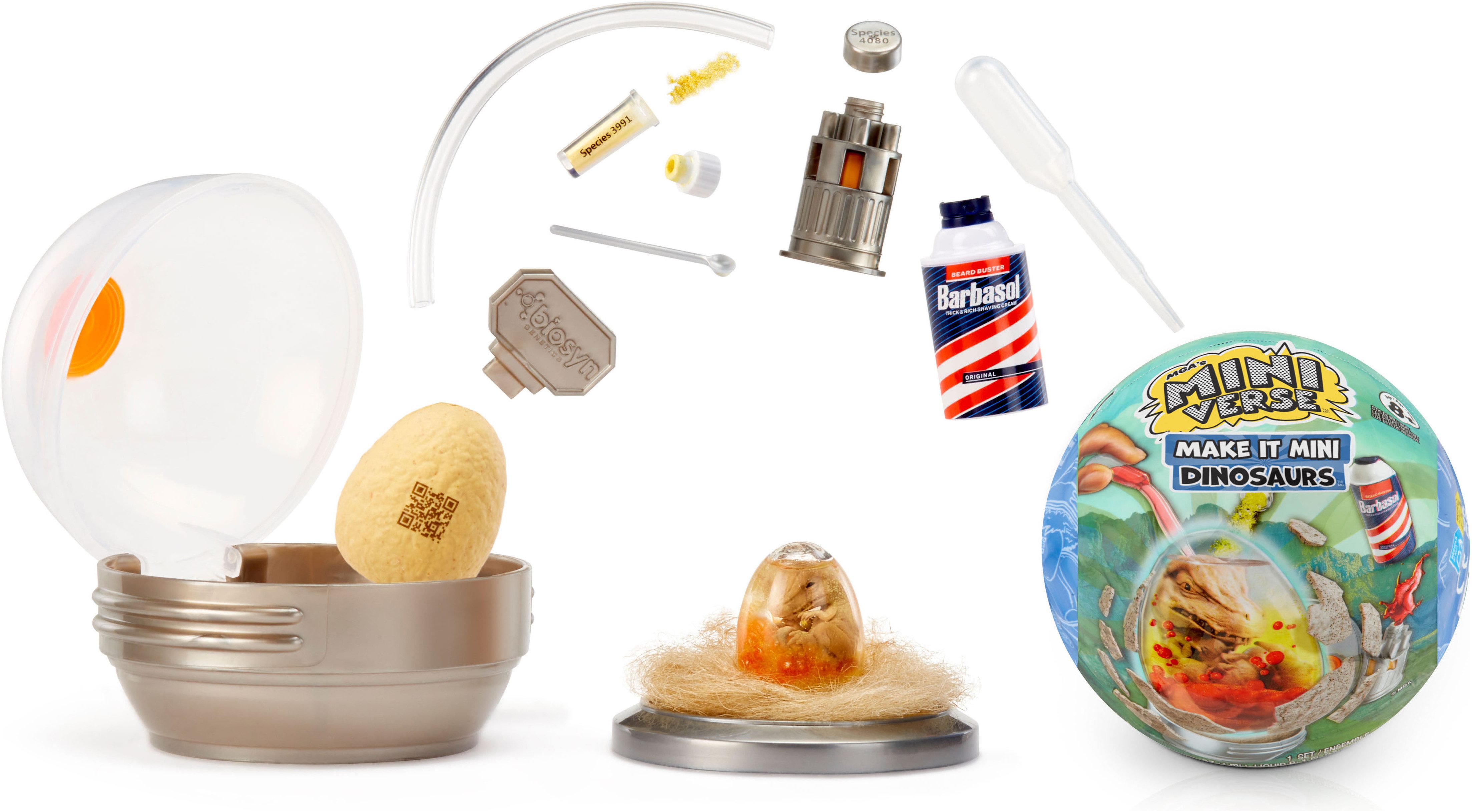 MGA ENTERTAINMENT Kreativset MGA's Miniverse - Make It Mini Dinosaurs (Jurassic World), Variante nicht wählbar