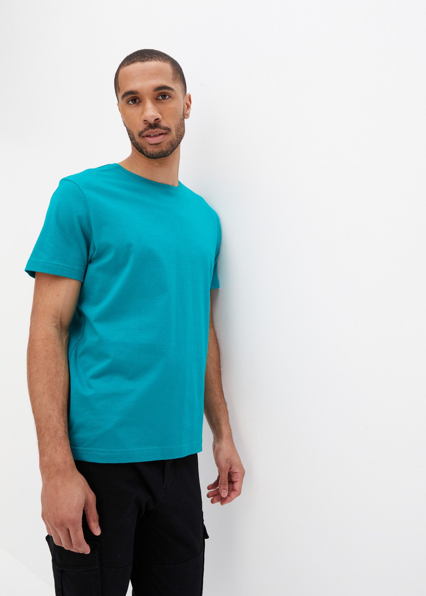 bonprix T-Shirt (Packung, 5-tlg) Regular Fit, Kurzarm, für warme Tage, aus günstig online kaufen