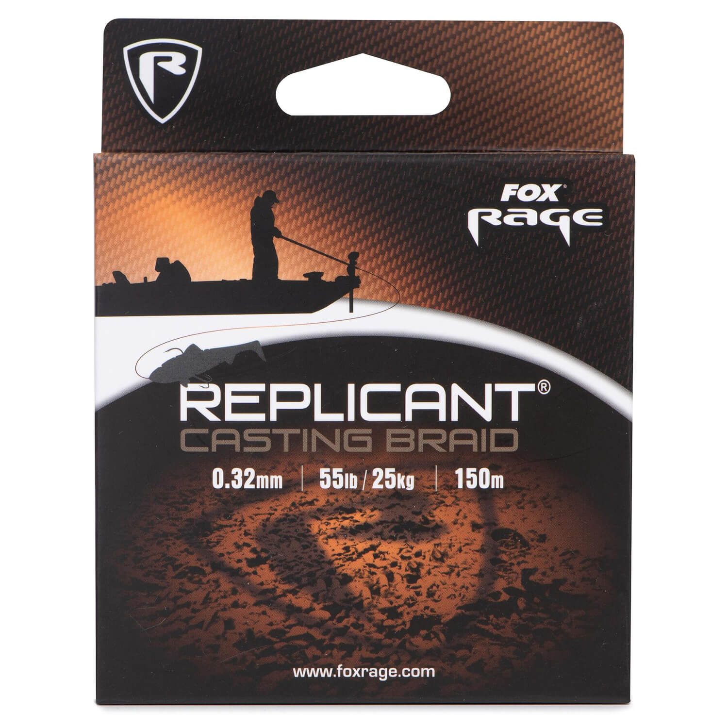Fox Rage Angelschnur Fox Rage Replicant Angelschnur Geflochten 150m Camo, 150 m Länge, 0.32 mm Fadendurchmesser, (1-St)