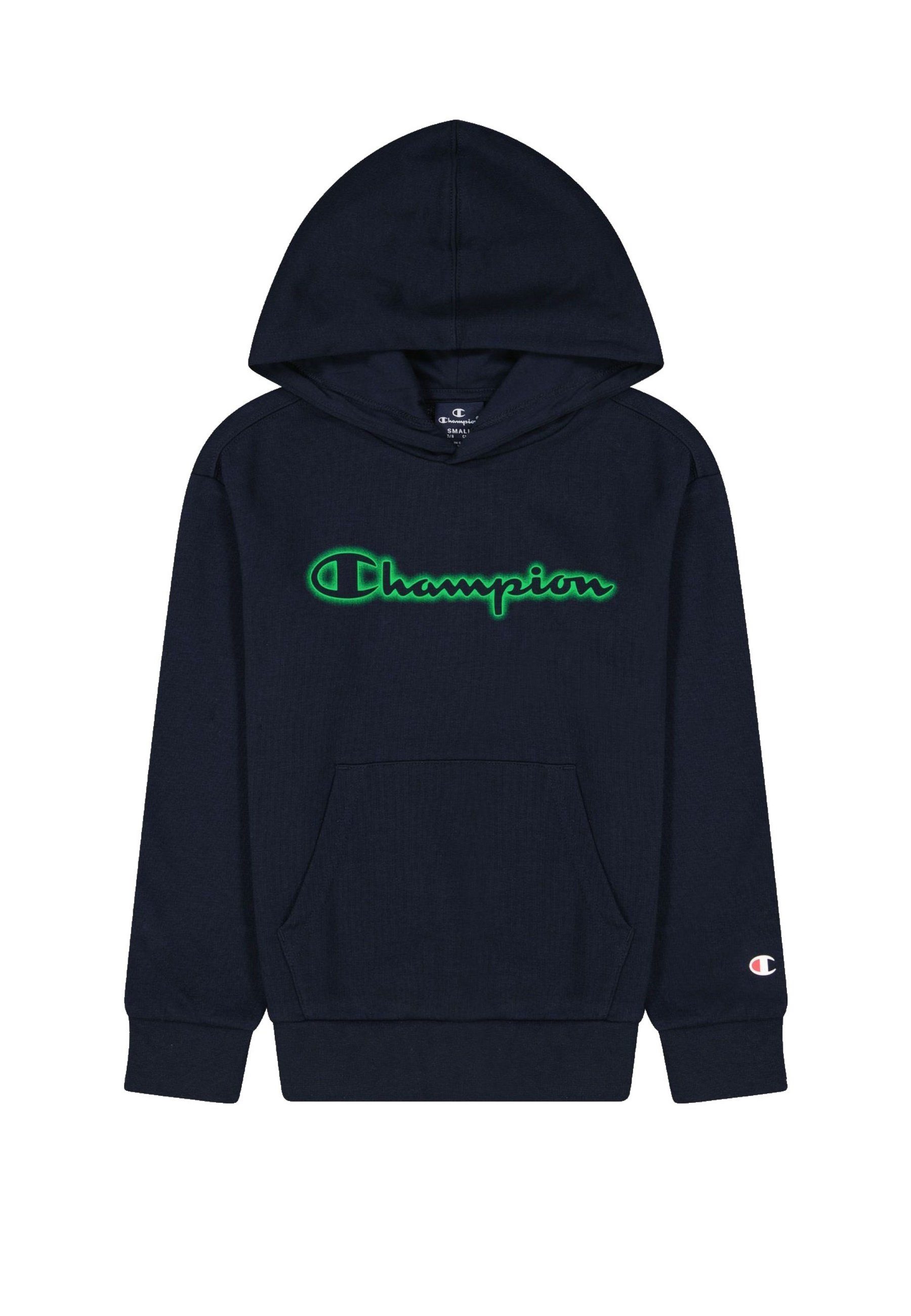 Champion Hoodie dunkelblau Kapuzenpullover Sweatshirt Hoodie