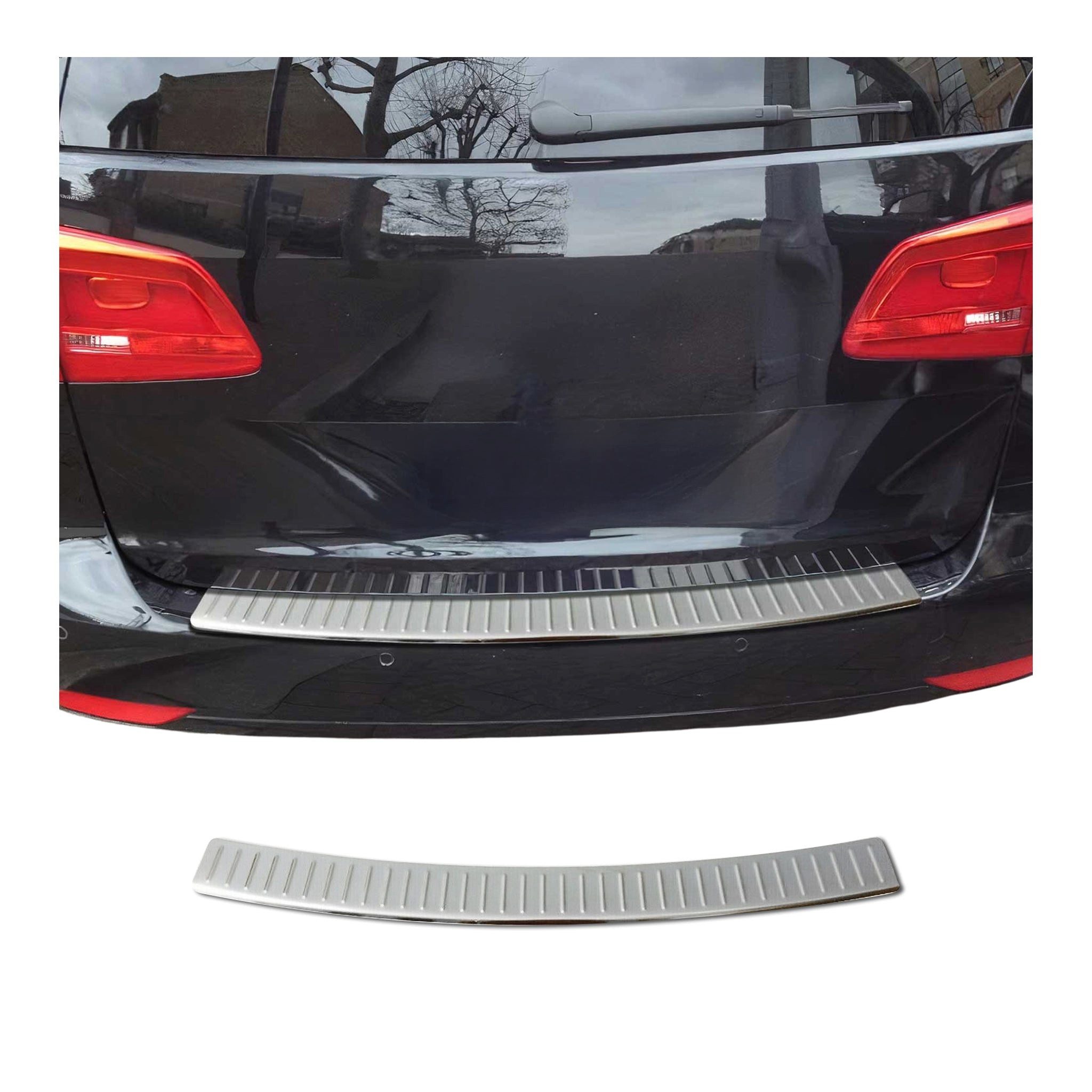 OMAC Ladekantenschutz für VW Touran 2010-2015 Edelstahl Gebürstet, Zubehör für VW Touran 2010-2015, Langlebig,Einfache Reinigung,Einfache Installation,Rostbeständig