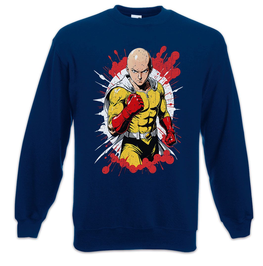 Sweatshirt Anime Punch Sweatshirt One OP Man Saitama Genos Tatsumaki Fubuki Garou