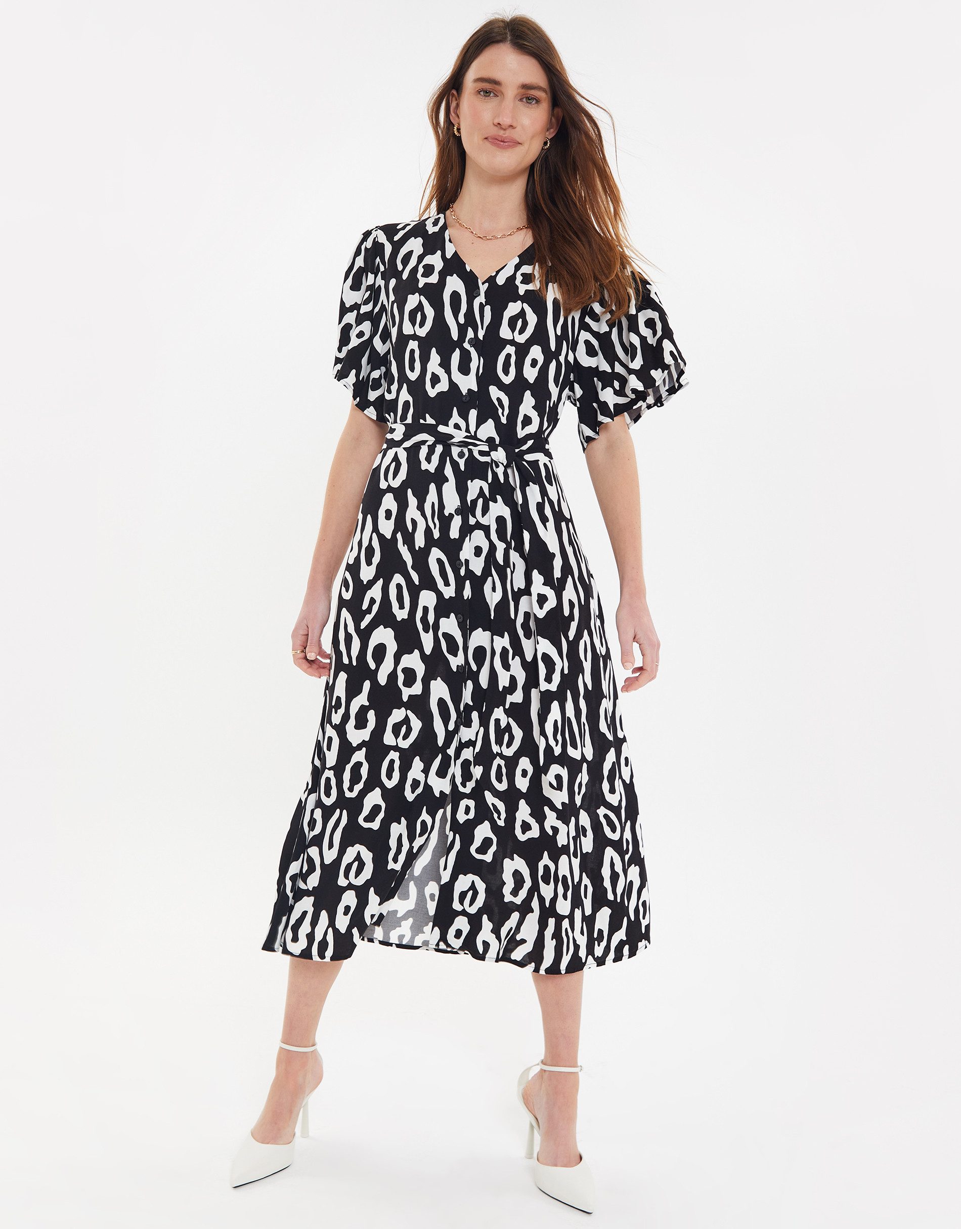 Threadbare Sommerkleid Fruit Pastill mit Bindegürtel günstig online kaufen