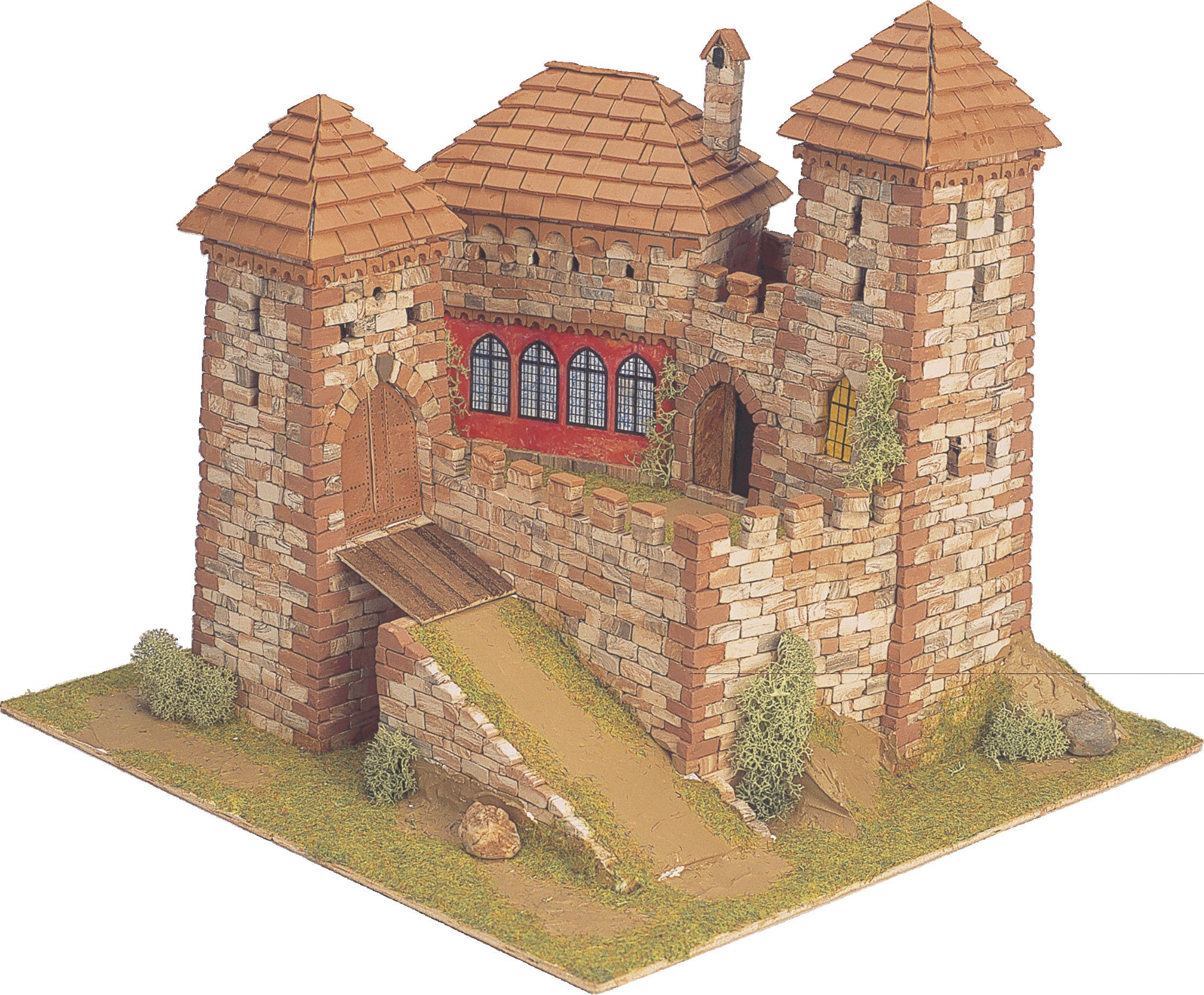Domus Kits Modellbausatz Burgen 6 Coreva, Maßstab 1:65, (Modellbausatz, 3308-tlg., Burg), Made in Europe