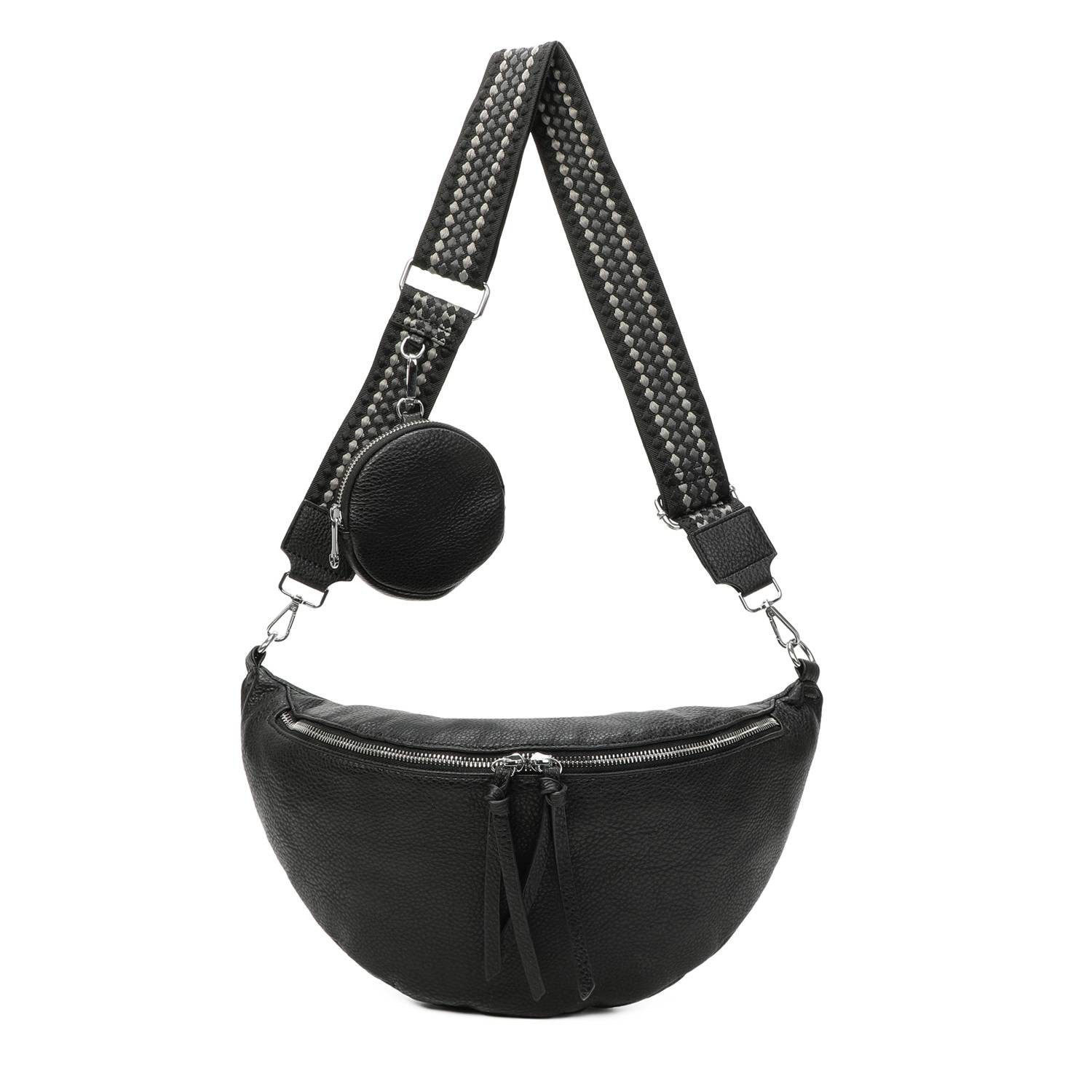 ITALYSHOP24 Schultertasche Damen XXL Tasche CrossBody Body Bag Brusttasche, günstig online kaufen