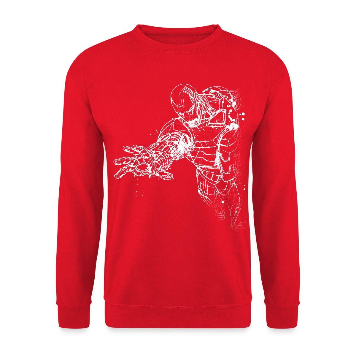 Sweatshirt Avengers Superhelden Iron Man Unisex Pullover