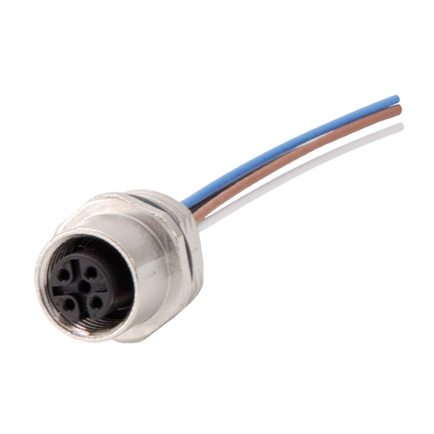 Binder Sensor Titel:M12 Gerätesteckverbinder gerade Buchse Polzahl 4-polig Vorderwa, (Sensor-/Aktor-Steckverbinder)