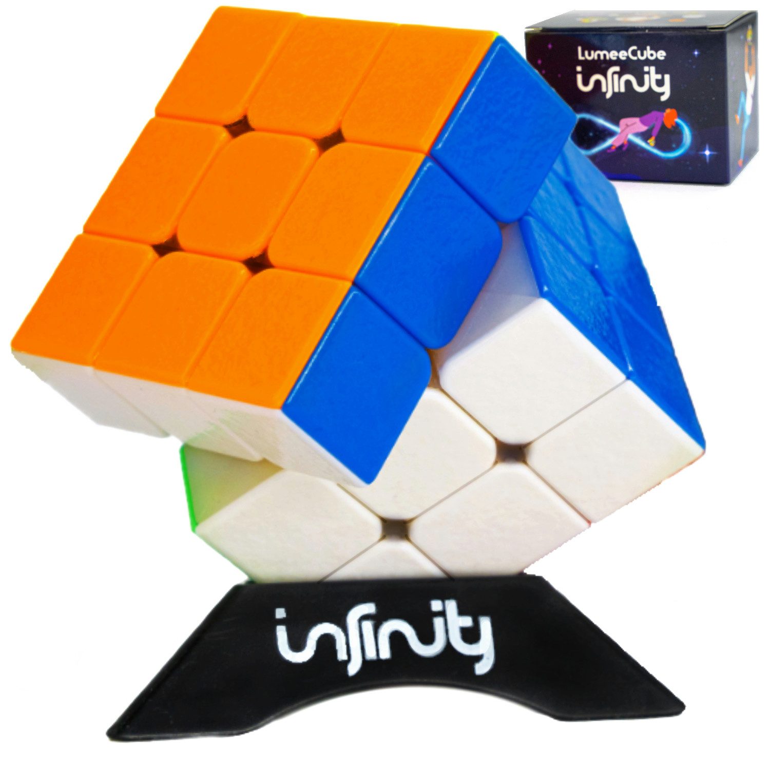 LumeeStar Motorikwürfel Zauberwürfel Infinity – Speed Cube 3x3 + Trainingsanleitung