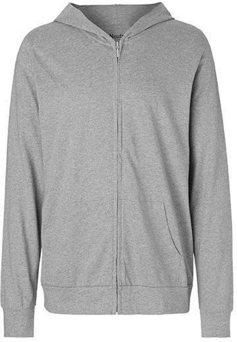 Neutral Sweatjacke Unisex Jersey Hoodie with Zip / Doppelt gefütterte Kapuze | Sweatshirts