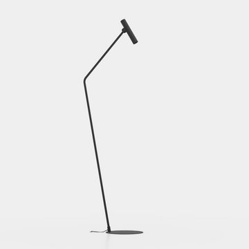EGLO Stehlampe ALMUDAINA, LED fest integriert, Warmweiß, Stehlampe, Metall in Schwarz, Wohnzimmerlampe, Lampe Wohnzimmer, 157cm