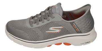 Skechers GO WALK 7 FREE HAND 2 216648 Sneaker Gray Orange