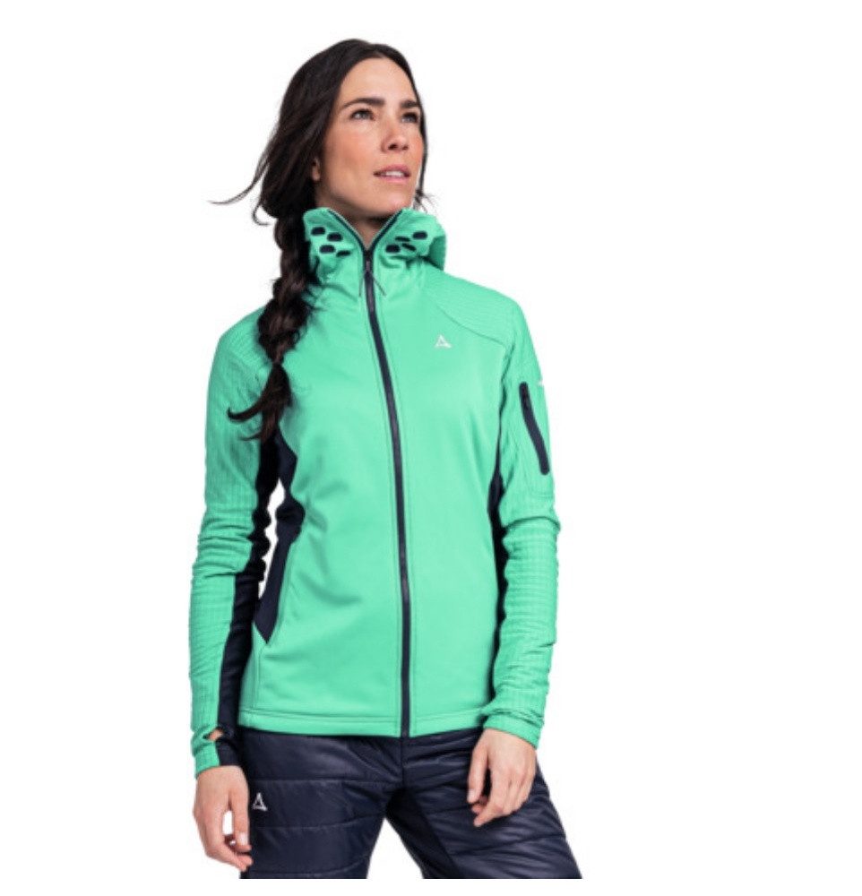 Fleecejacke Rotbach Hoody (Kapuze, 2-Wege-Stretch, schnelltrocknend, atmungsaktiv)