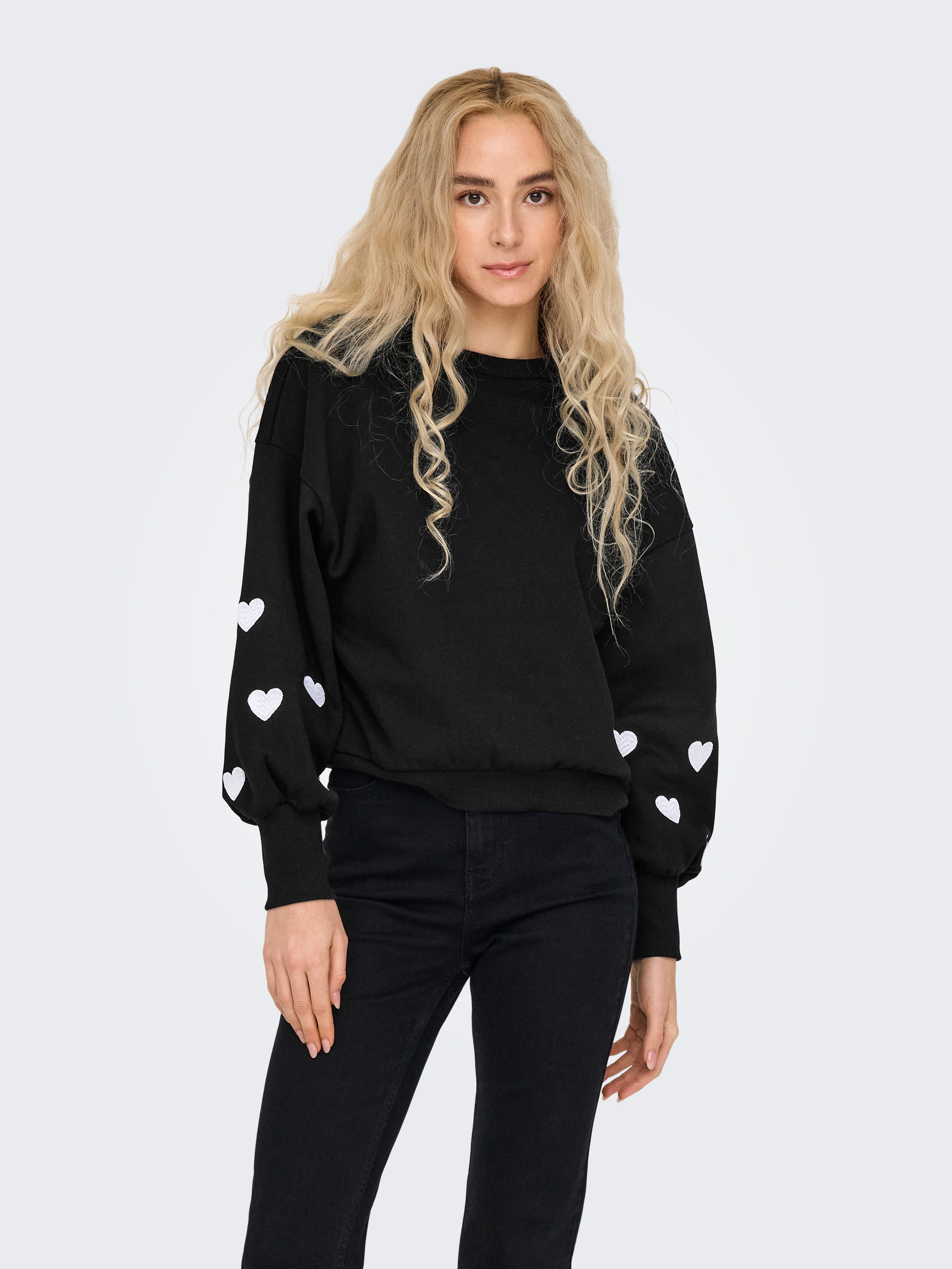 ONLY Sweatshirt ONLBECCA L/S O-NECK SWT günstig online kaufen