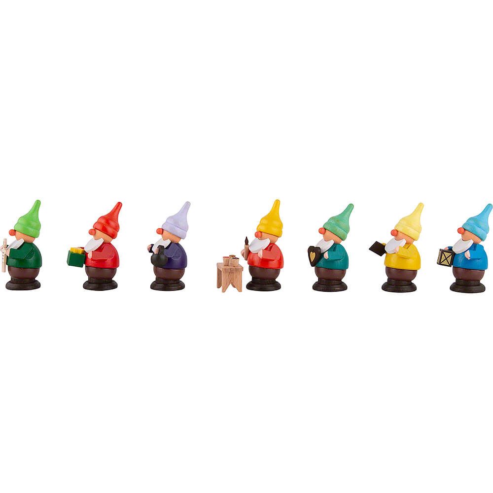 Spielwarenmacher Günther e.K. Dekofigur Sieben Zwerge (6cm) von Spielwarenmacher Günther