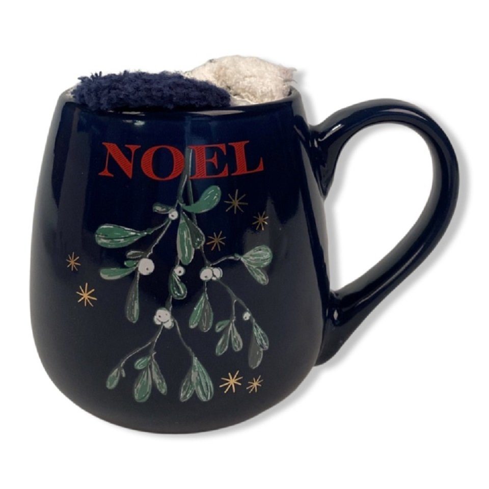 Capelli New York Tasse Geschenkset aus Tasse mit Kuschelsocken