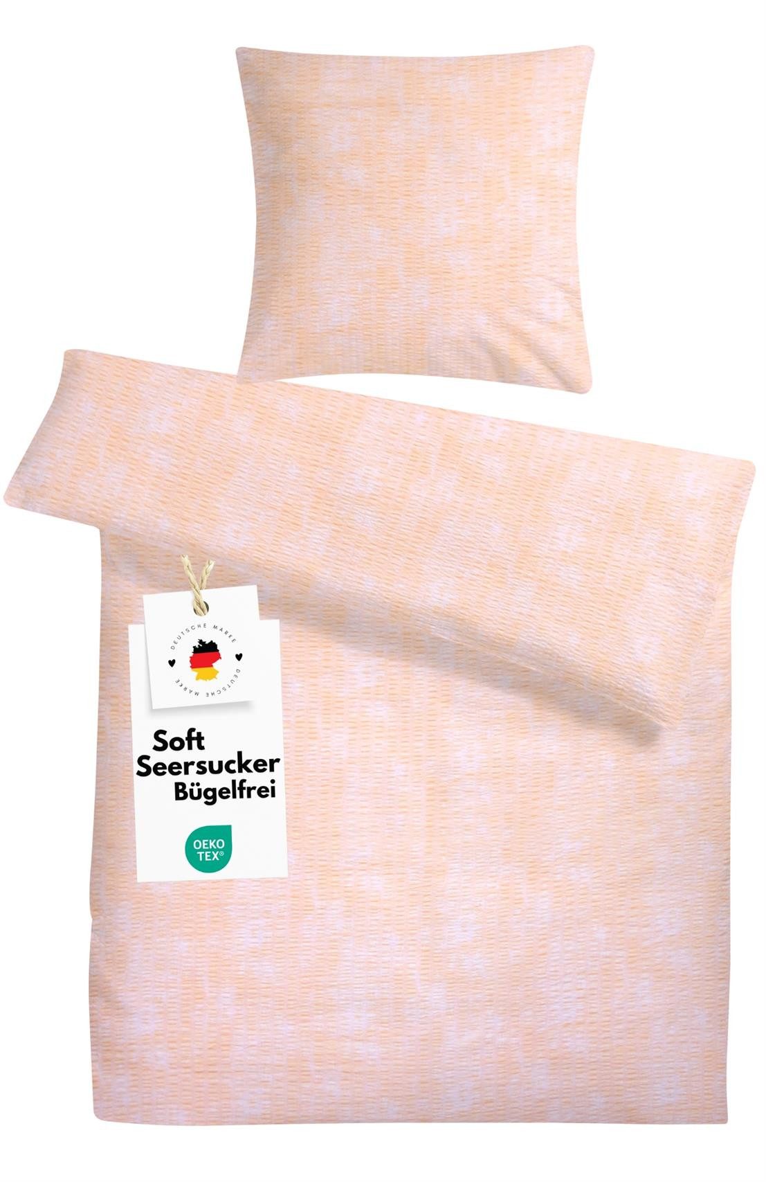 Carpe Sonno Bettwäsche Seersucker 135x200 Bügelfrei günstig online kaufen