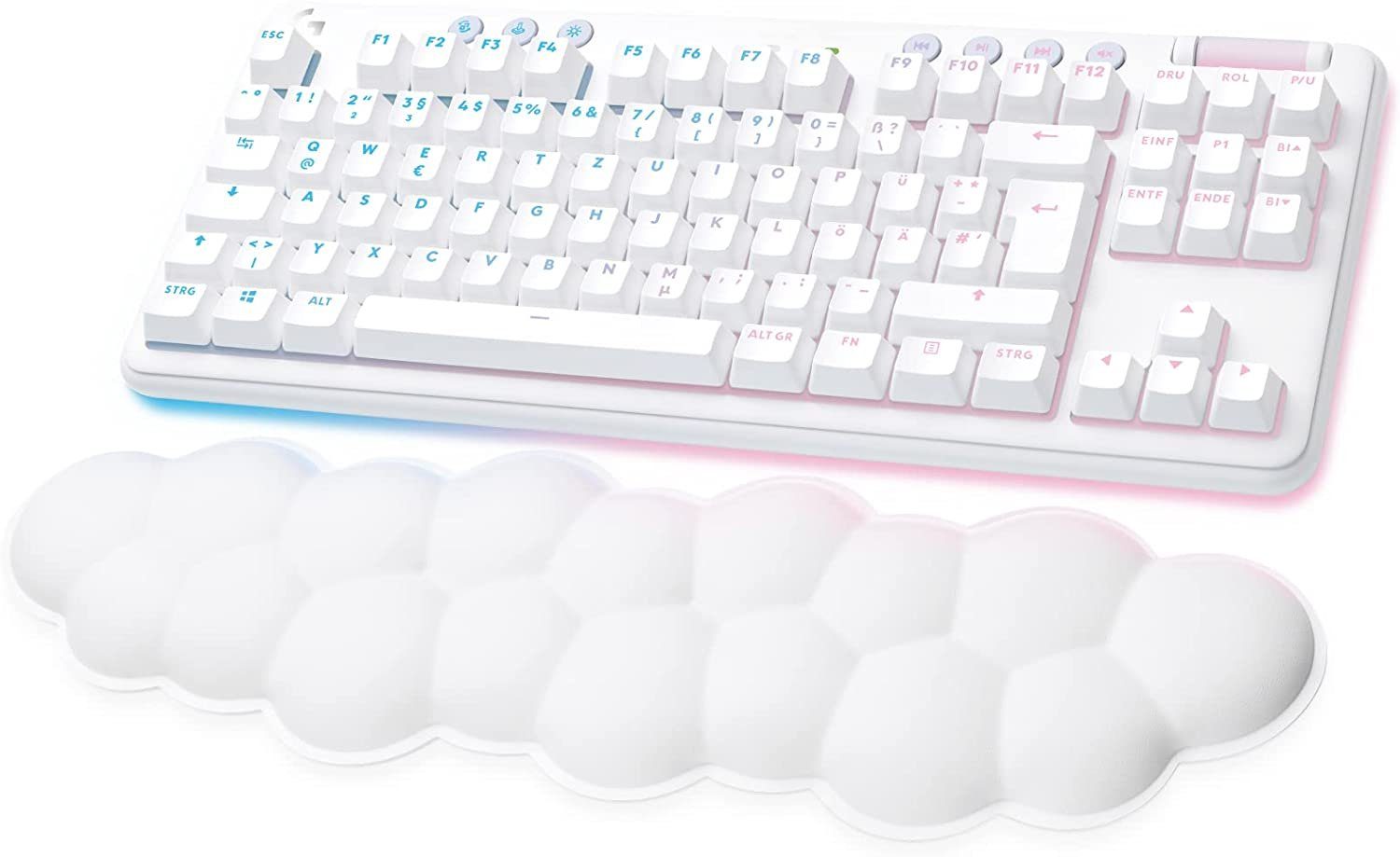 Logitech G »G715 Wireless Gaming Keyboard - OFF WHITE - DEU - CENTRAL«  Gaming-Tastatur