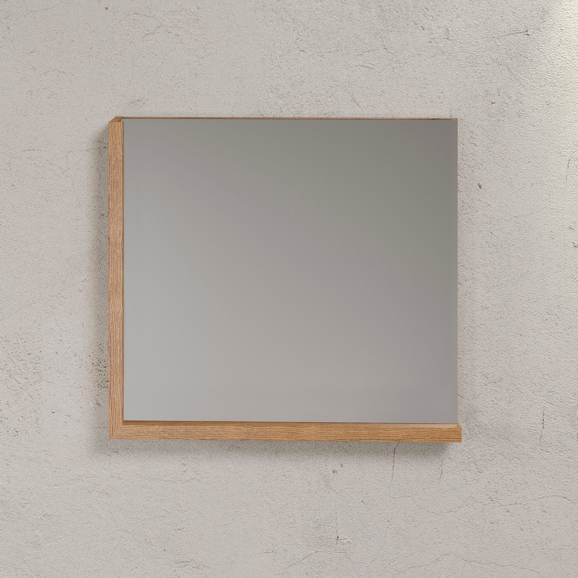Holzoptik, B/H Rahmen Spiegel (1-St), ca.: und INOSIGN Premont in cm Ablagefläche 80/72