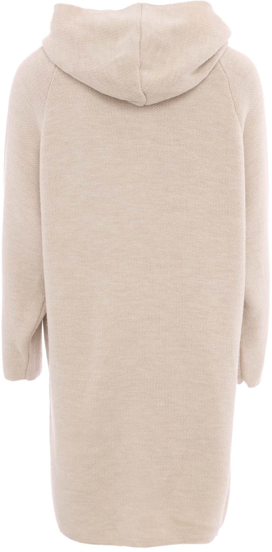 Zwillingsherz Strickjacke Langarm, bequem, Taschen, One Size, ohne Verschluss, Kapuze