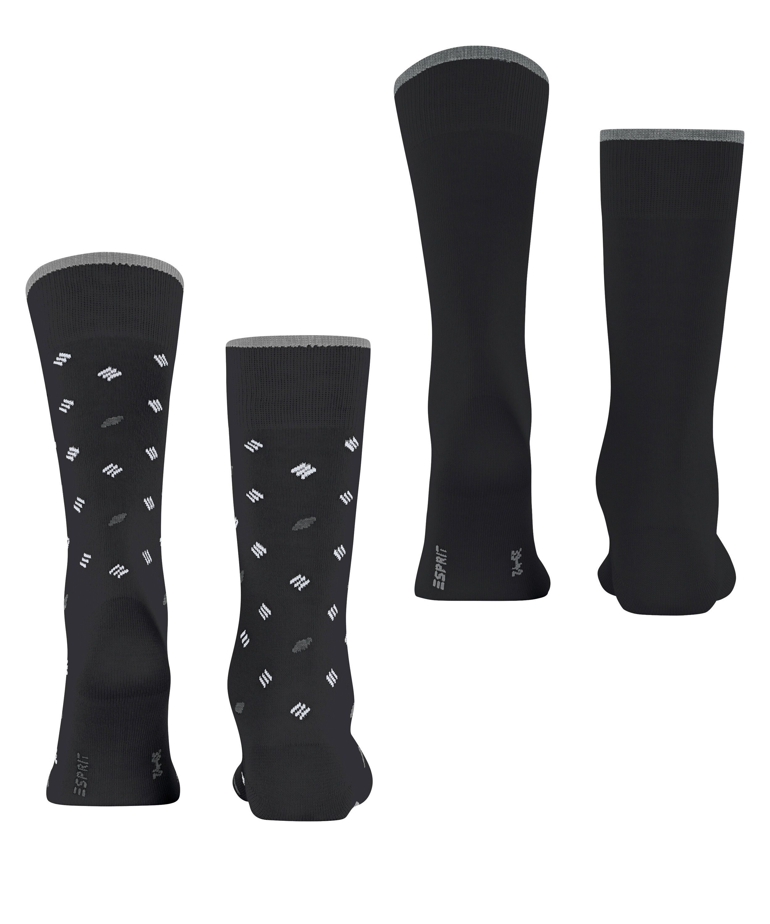Esprit Monogramm 2-Pack Socken (2-Paar)