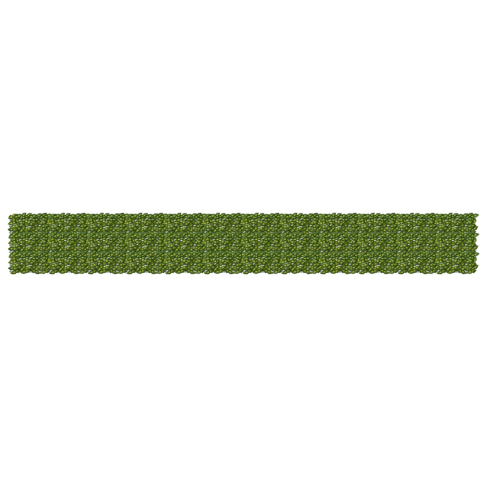 vidaXL Balkonsichtschutz Balkonsichtschutz mit Blättern Grün und Gelb 600 x 75 cm (1-St)