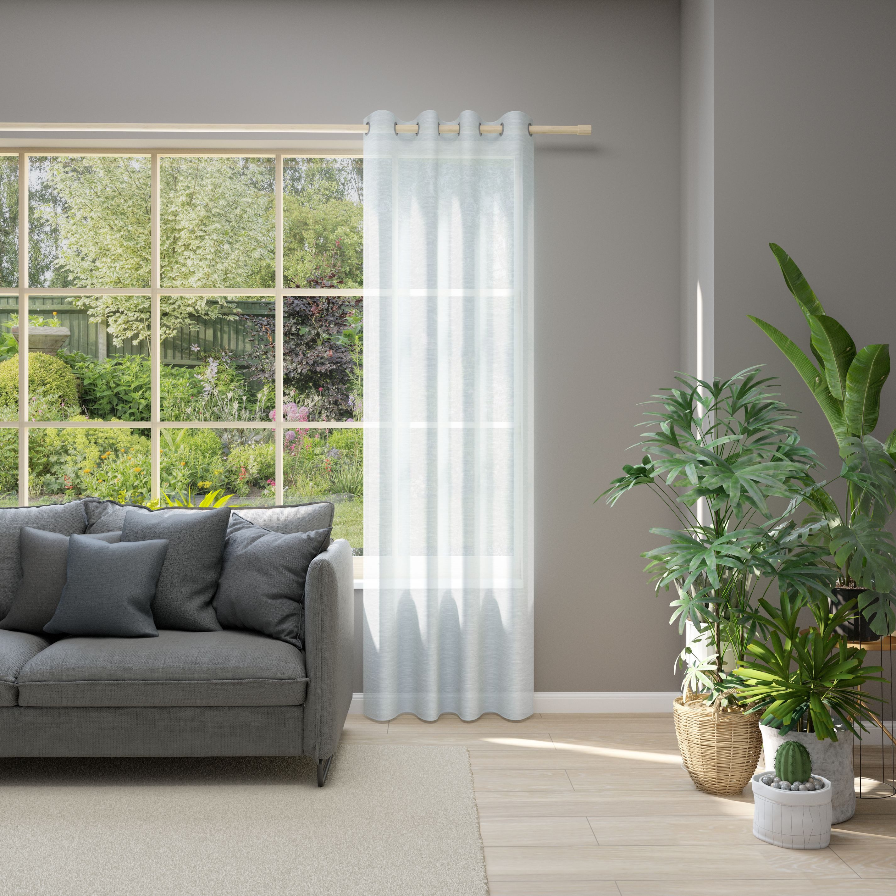 Neutex for you Vorhang "Allure" Ösen 1 Stk. tlg. Ösenschal mit Metallösen, günstig online kaufen