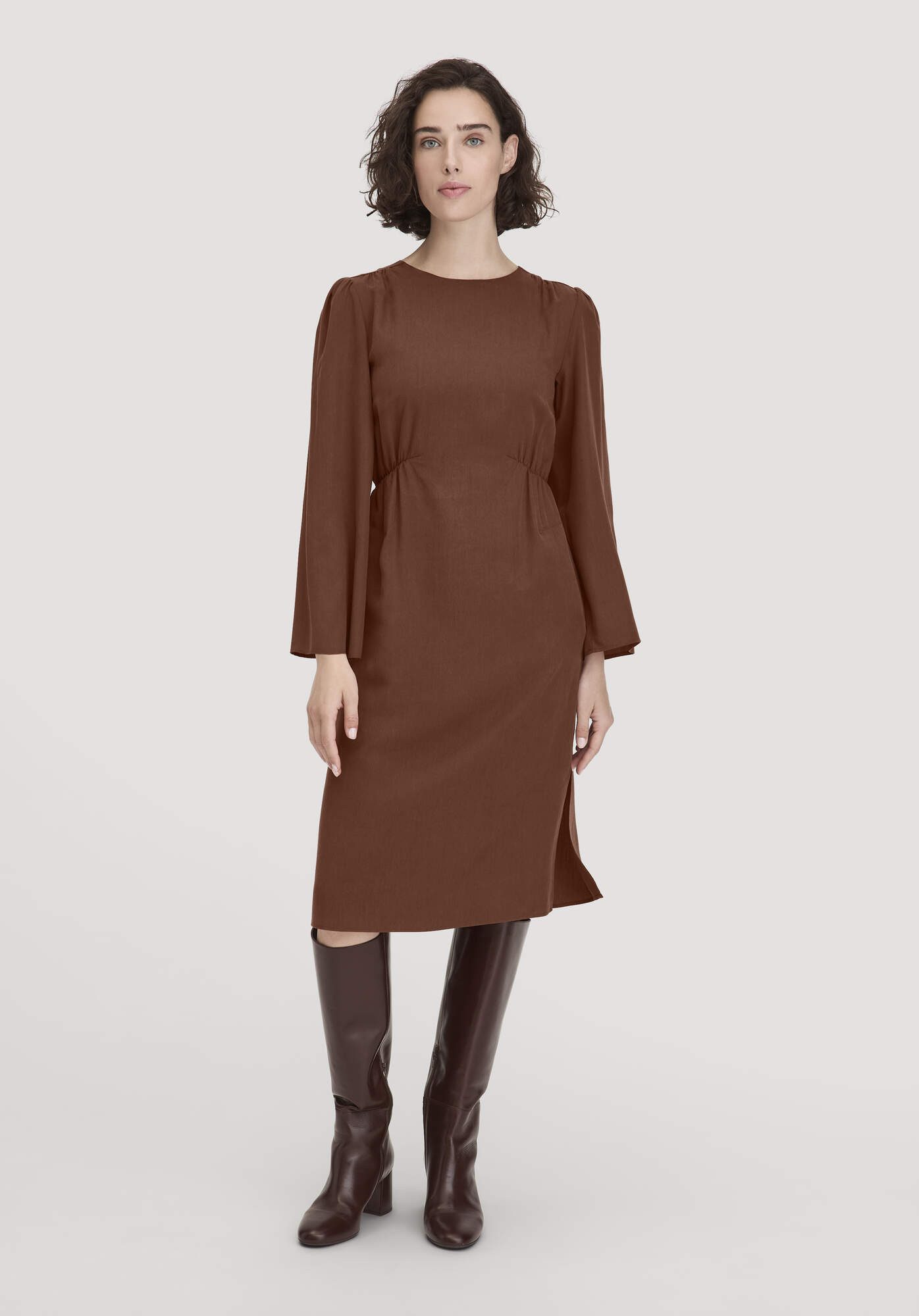 Hessnatur A-Linien-Kleid aus reinem TENCEL™ Lyocell (1-tlg) günstig online kaufen