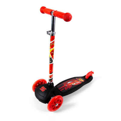 Disney Dreiradscooter 3-Rad-Roller CARS Alu-Skooter klappbar 2-5 Jahre original # NEU