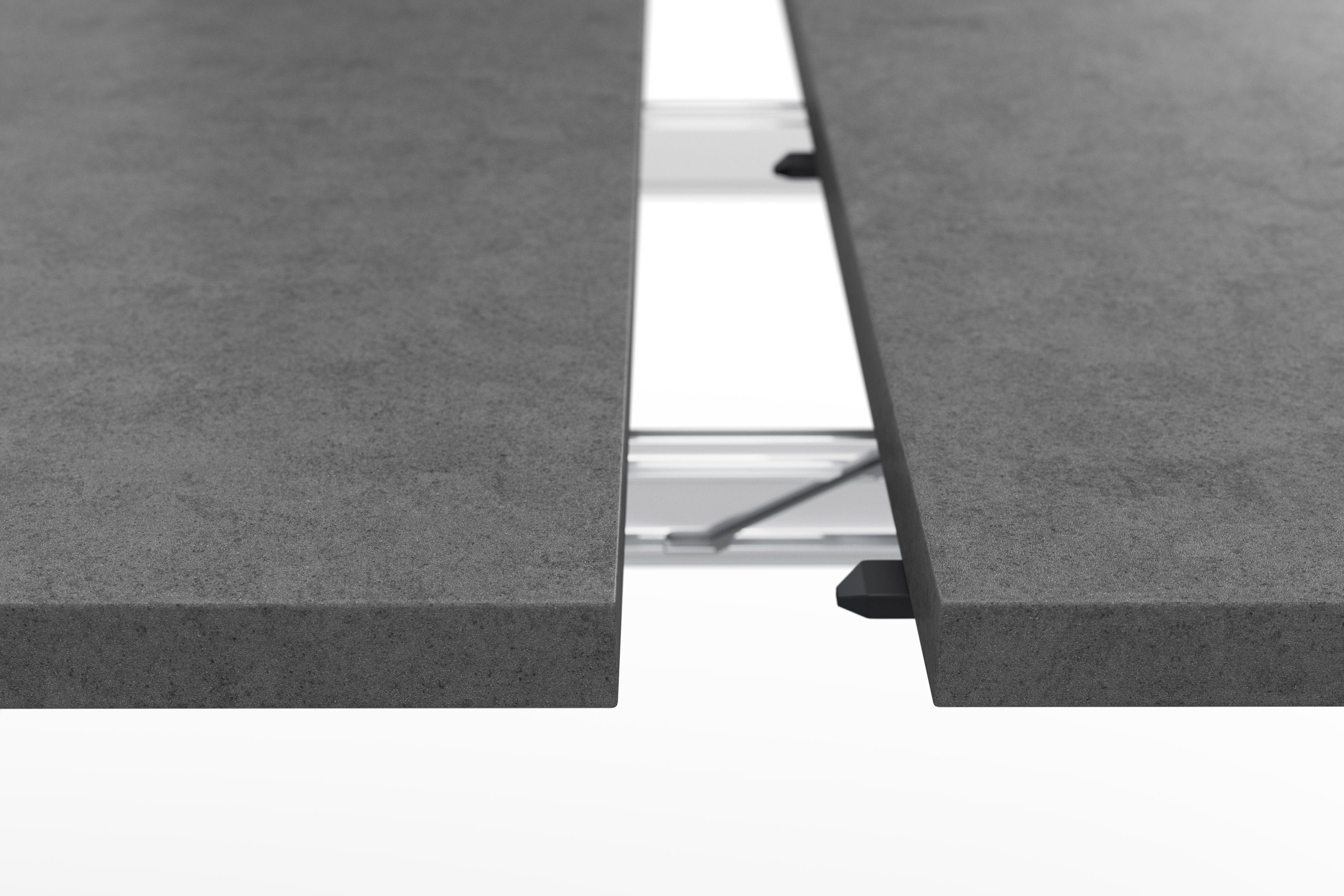 Mäusbacher mit asteichefarben und asteichefarben/graphit in Esstisch mit Breite 160-260 cm D, Auszug, V-Gestell Komfort