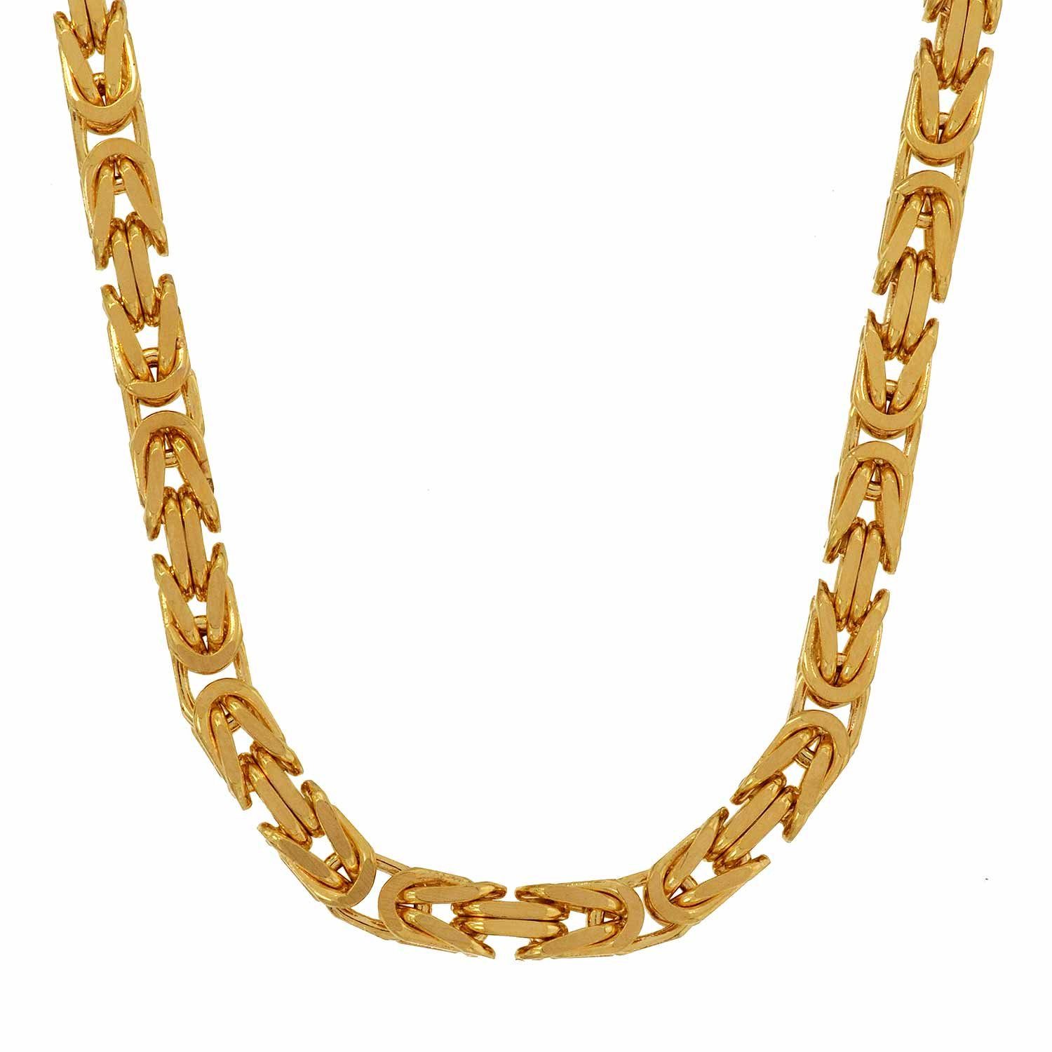 Königskette Goldkette Königskette Länge 60cm - Breite 3,2mm - 585-14 Karat Gold