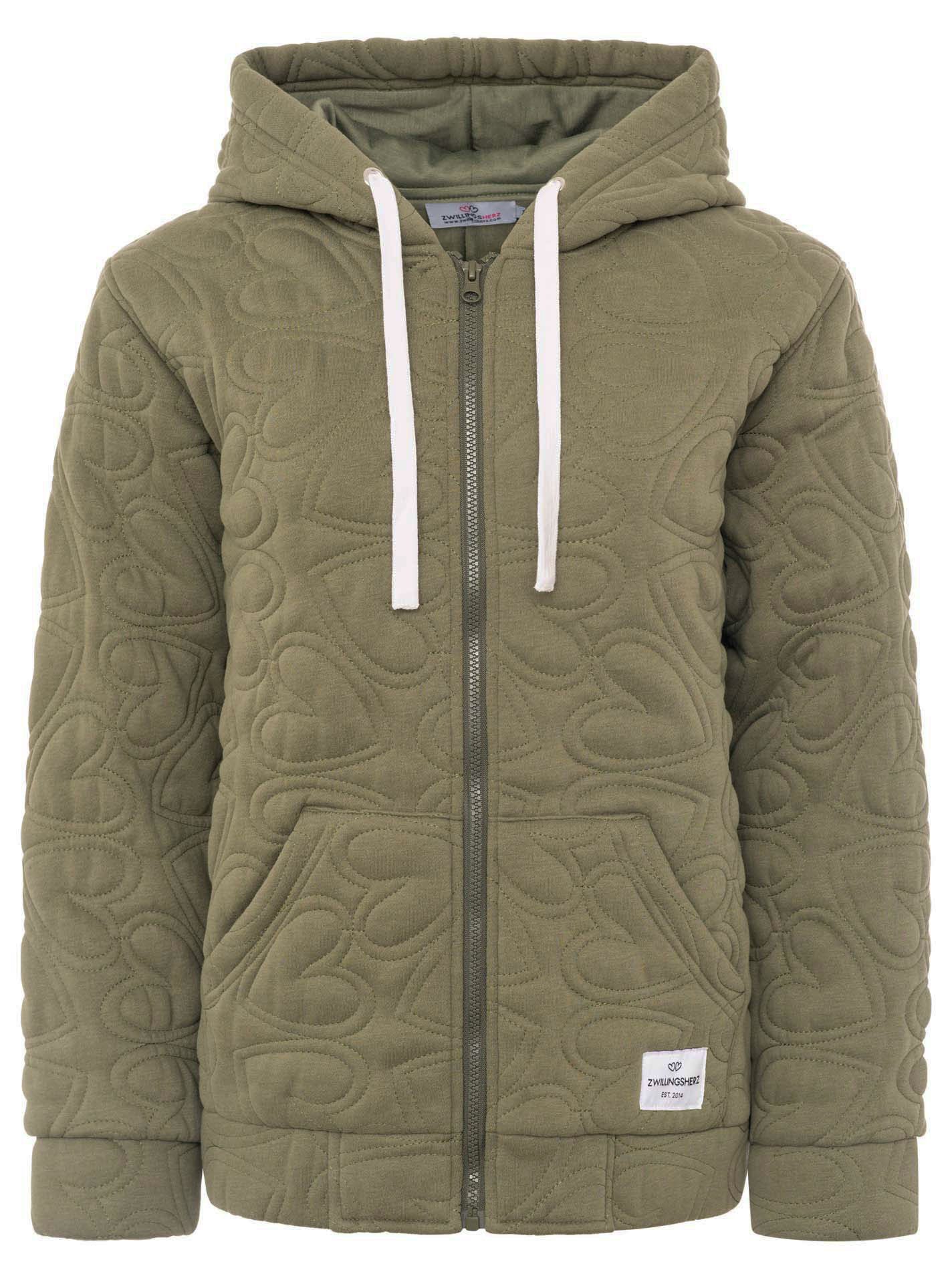 Zwillingsherz Sweatjacke