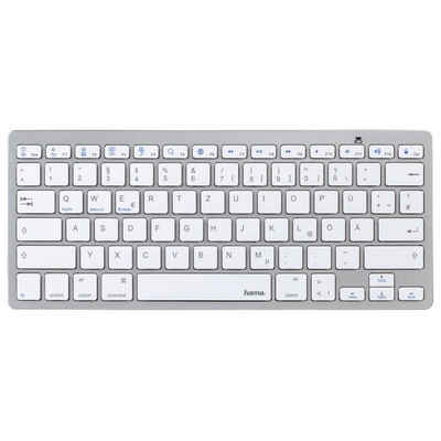 Hama »Bluetooth®-Tastatur "KEY4ALL X510", Silber/Weiß« Tablet-Tastatur