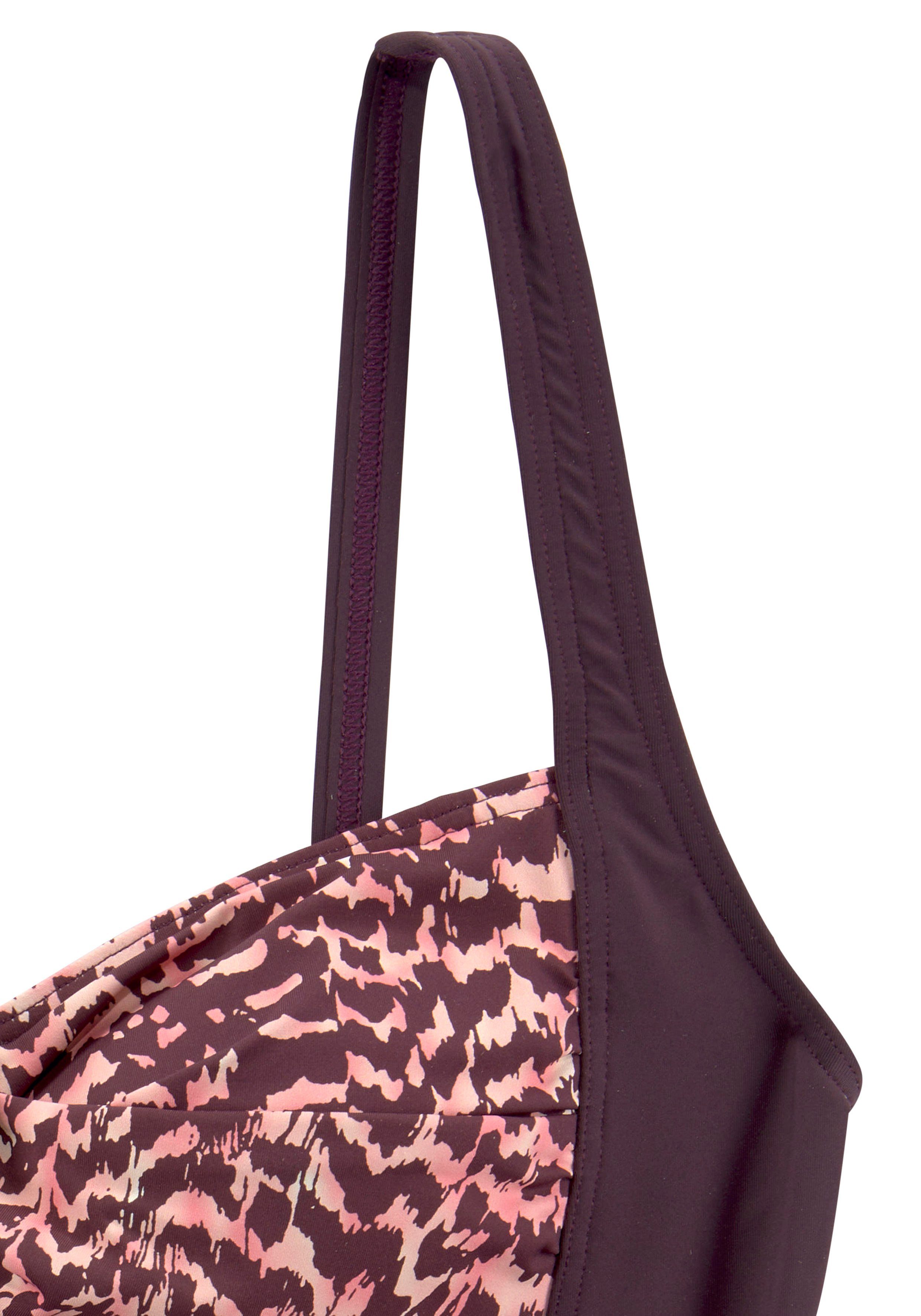 LASCANA Badeanzug mit bedruckter Front