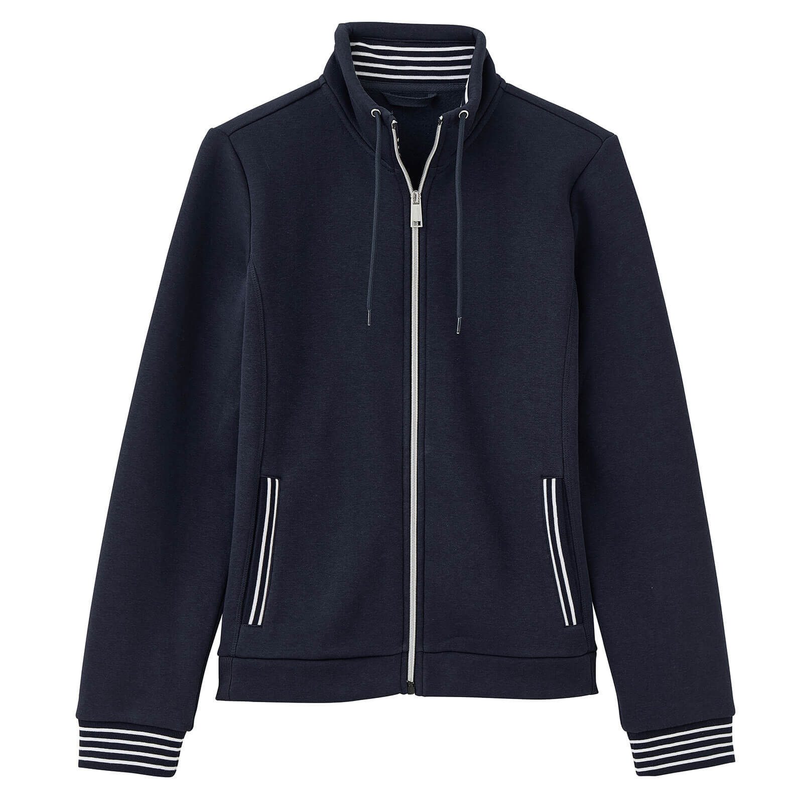 BLUE FLAME Sweatjacke 73033 Damen Freizeitjacke mit Stehkragen mit Kordel u günstig online kaufen