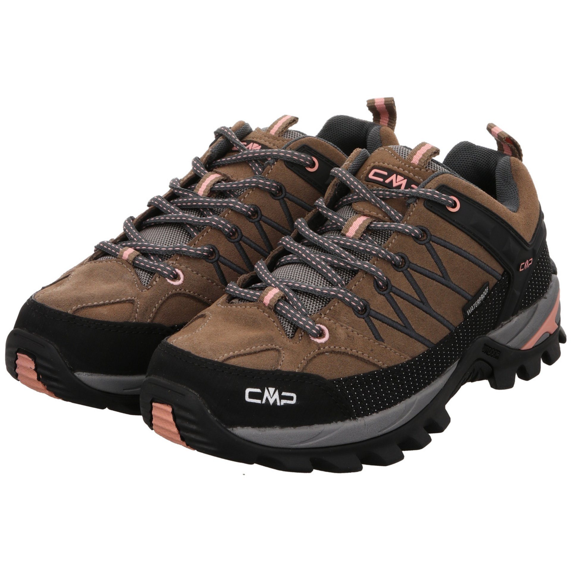 CENERE Leder-/Textilkombination Damen Outdoorschuh Outdoorschuh Outdoor CMP Low Rigel Schuhe