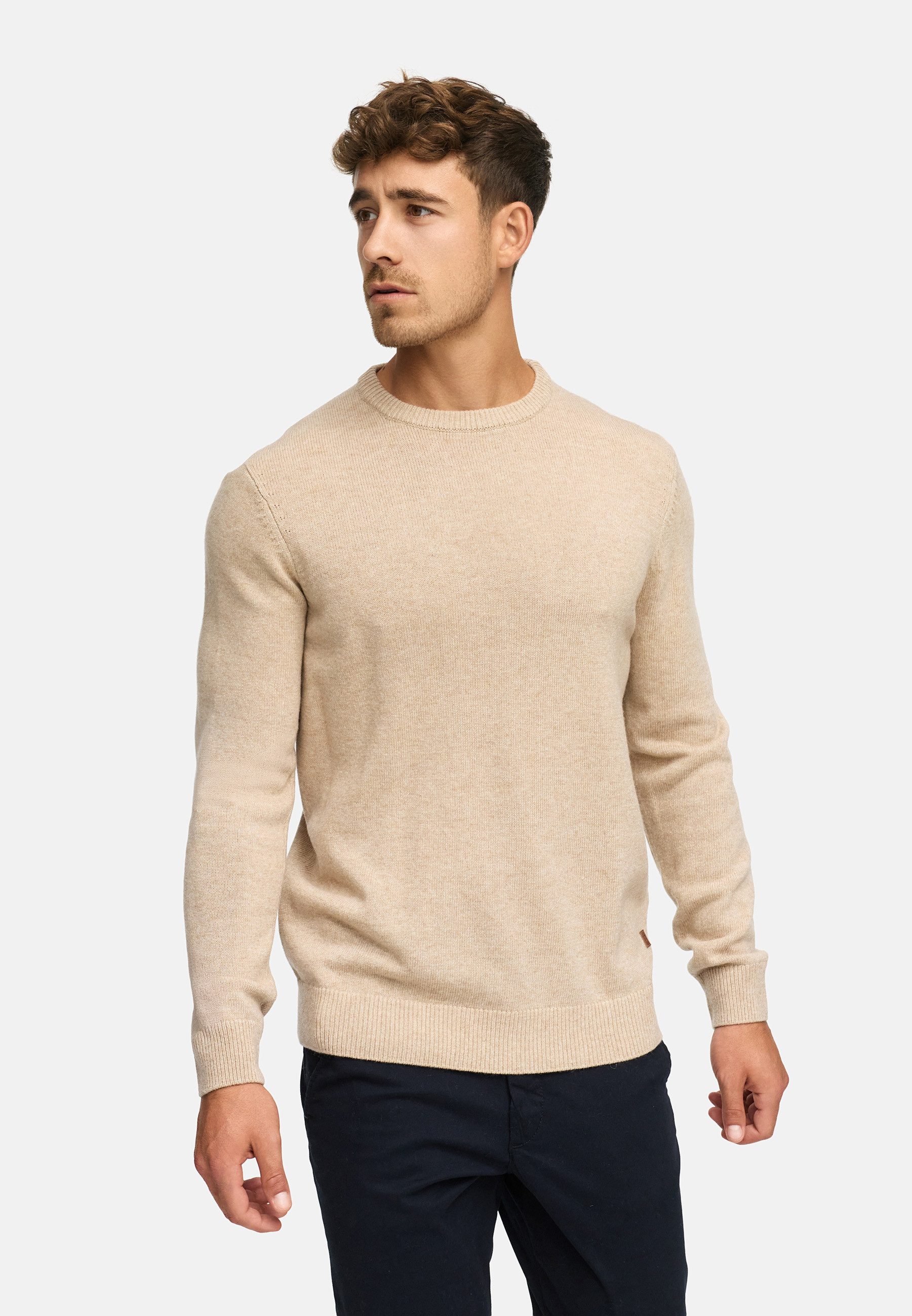 Strickpullover Herren INMargous o-neck Pullover Herrenpullover