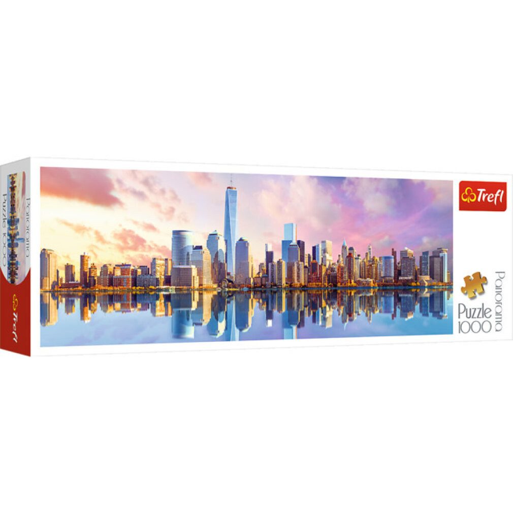 Trefl Puzzle Panoramapuzzle Manhattan, USA 1000 Teile, Puzzleteile