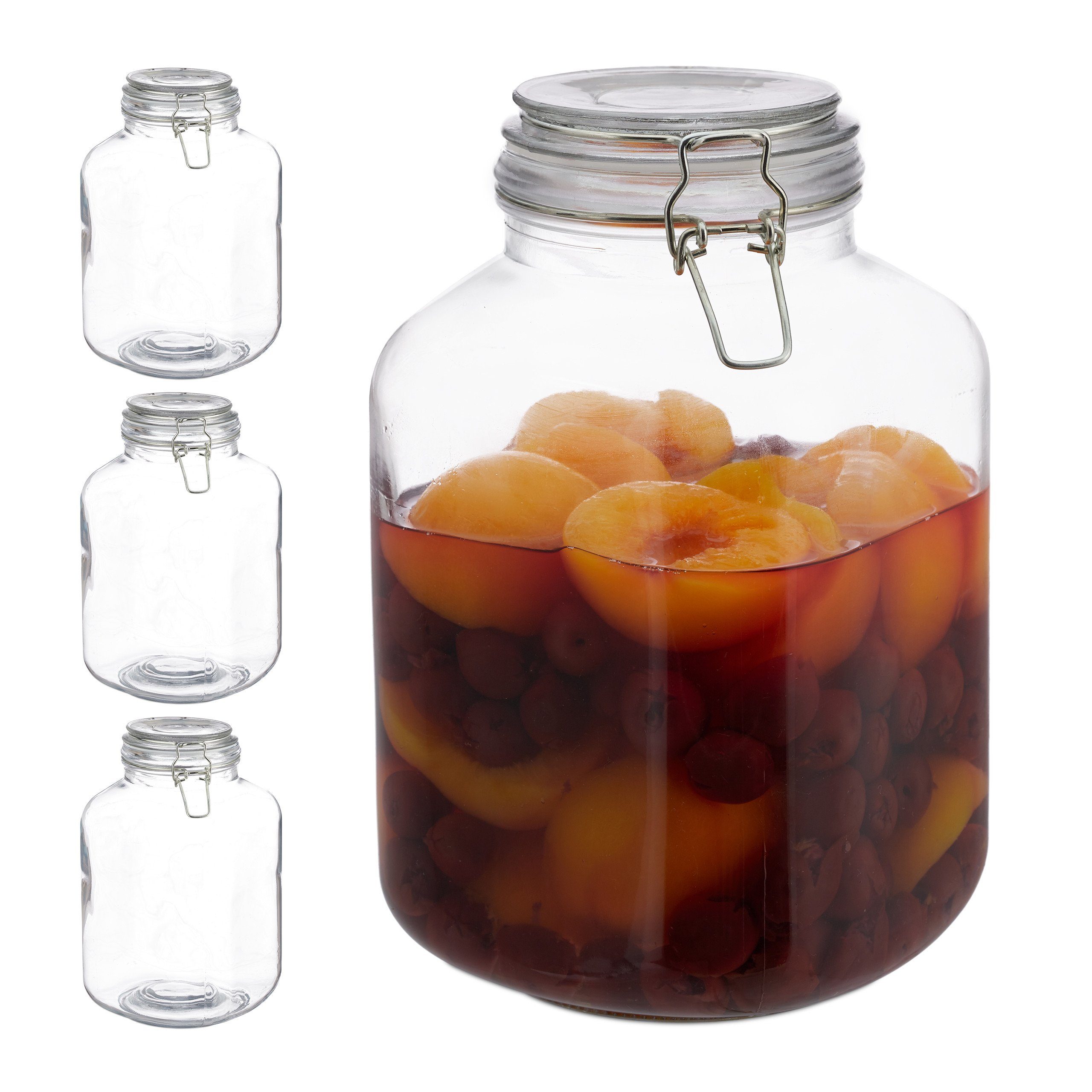 Einmachglas 4 x 3 Liter Einmachglas